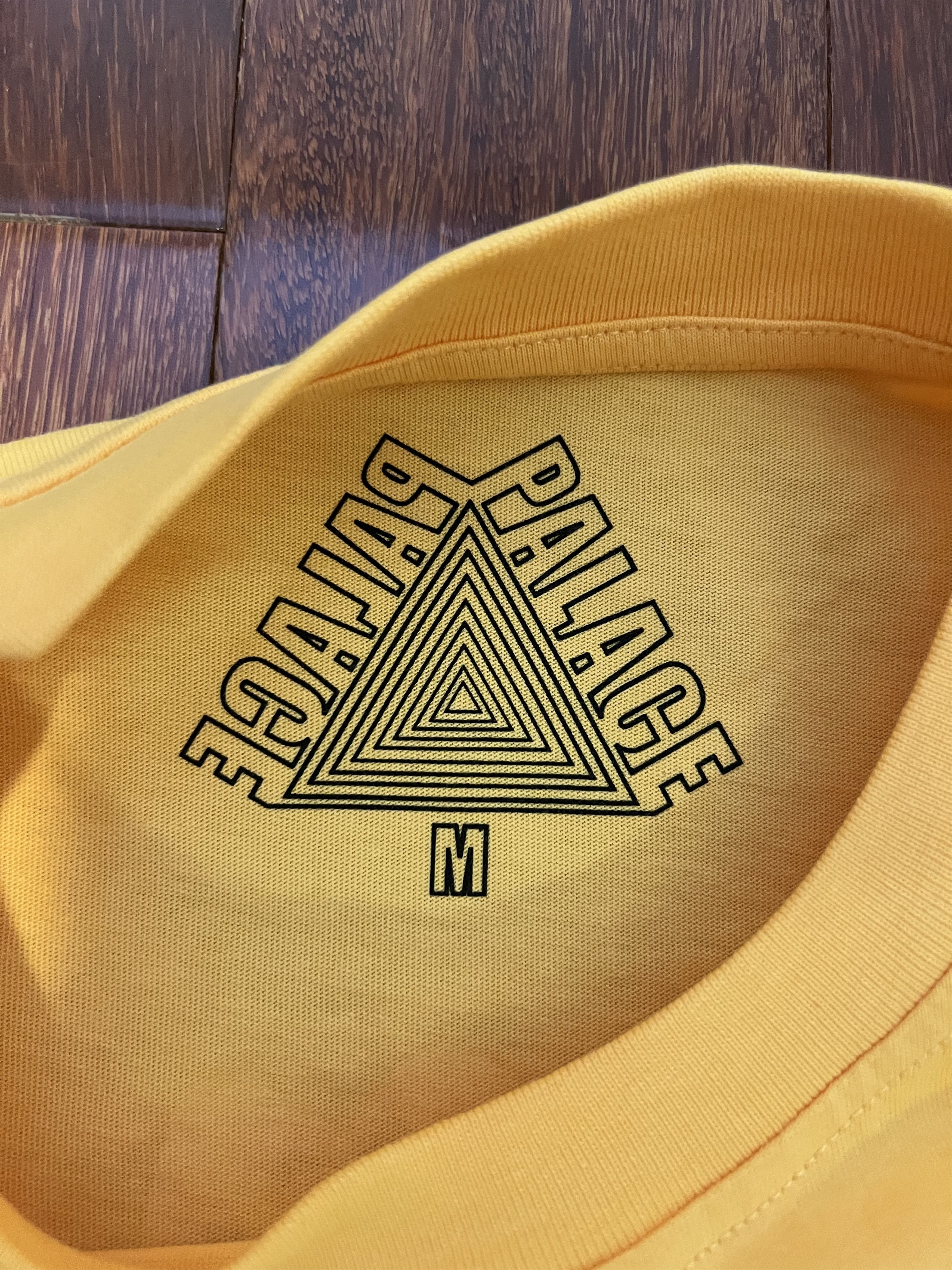 Palace 💚 2020 Palace Tri Gaine T-Shirt Yellow Medium NEW Size US M / EU 48-50 / 2 - 10 Thumbnail