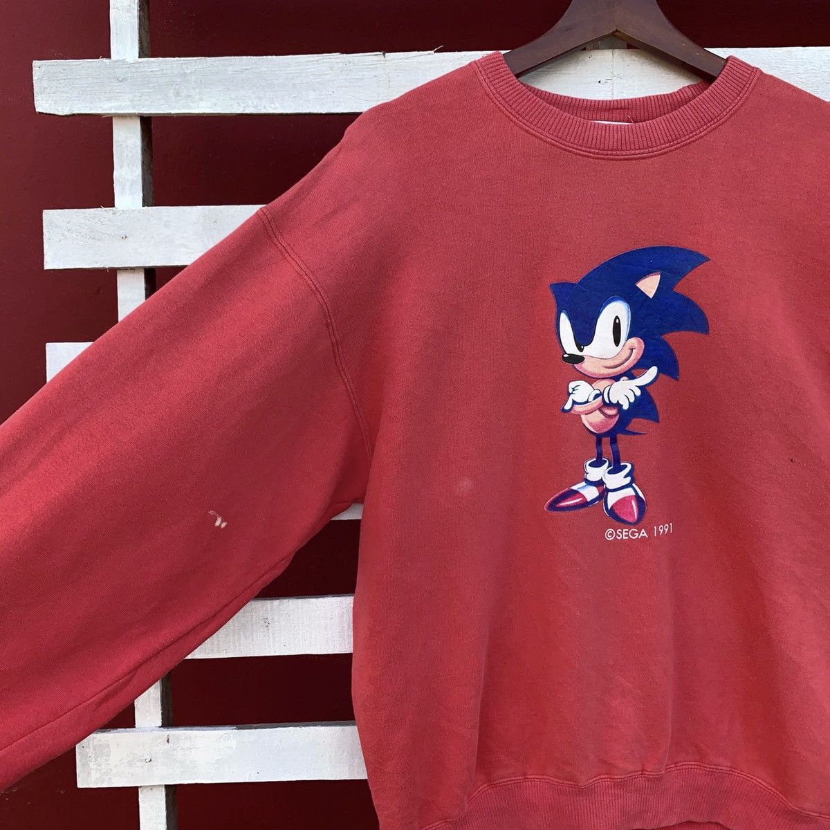 Cartoon Network Rare! Vintage 90s Sonic The Hedgehog Sega 1991 Sweatshirt Size US S / EU 44-46 / 1 - 5 Thumbnail