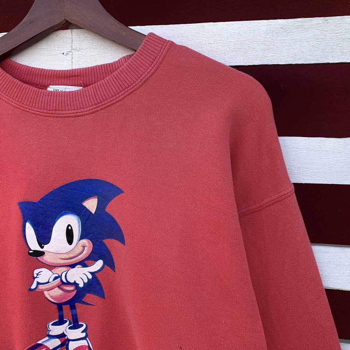 Cartoon Network Rare! Vintage 90s Sonic The Hedgehog Sega 1991 Sweatshirt Size US S / EU 44-46 / 1 - 4 Thumbnail