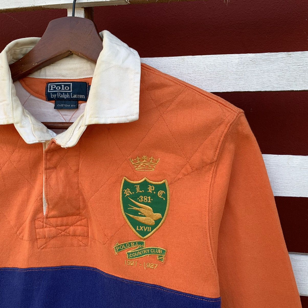 Polo Ralph Lauren Vintage 90s Polo Ralph Lauren 7 Polo Rugby Sweatshirt Size US S / EU 44-46 / 1 - 4 Thumbnail