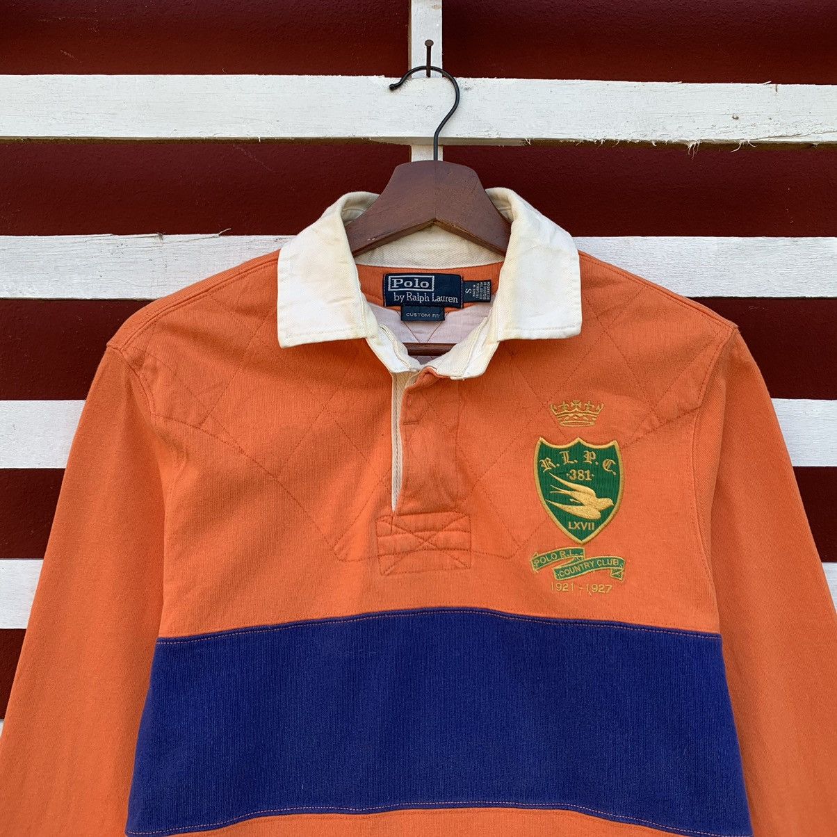 Polo Ralph Lauren Vintage 90s Polo Ralph Lauren 7 Polo Rugby Sweatshirt Size US S / EU 44-46 / 1 - 3 Thumbnail