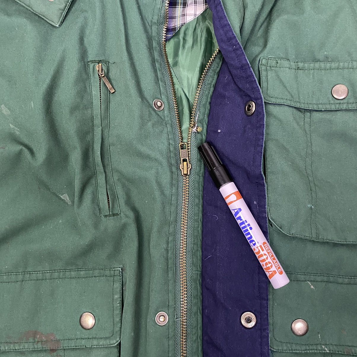 Japanese Brand Disstressed vintage top crown bomber jacket army hodded Size US XL / EU 56 / 4 - 6 Thumbnail