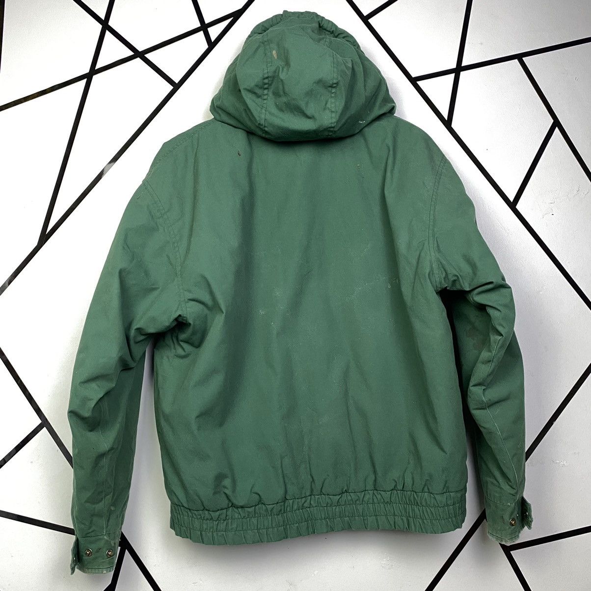 Japanese Brand Disstressed vintage top crown bomber jacket army hodded Size US XL / EU 56 / 4 - 2 Thumbnail