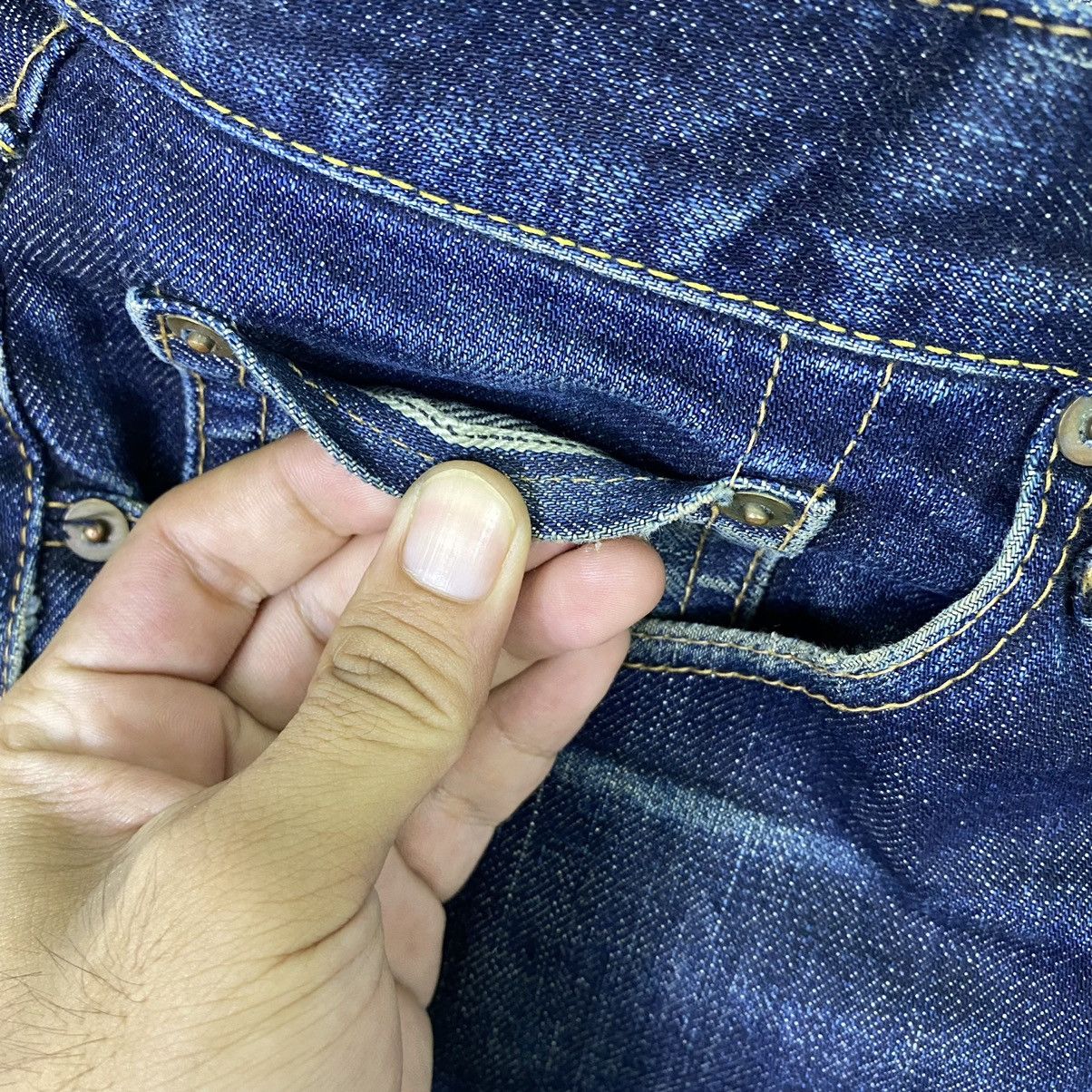 14th Addiction × Blue Blue Japan × Japanese Brand Redline🔥 Vintage Japanese 8G Selvedge Baggy Denim Jeans Size US 34 / EU 50 - 8 Thumbnail