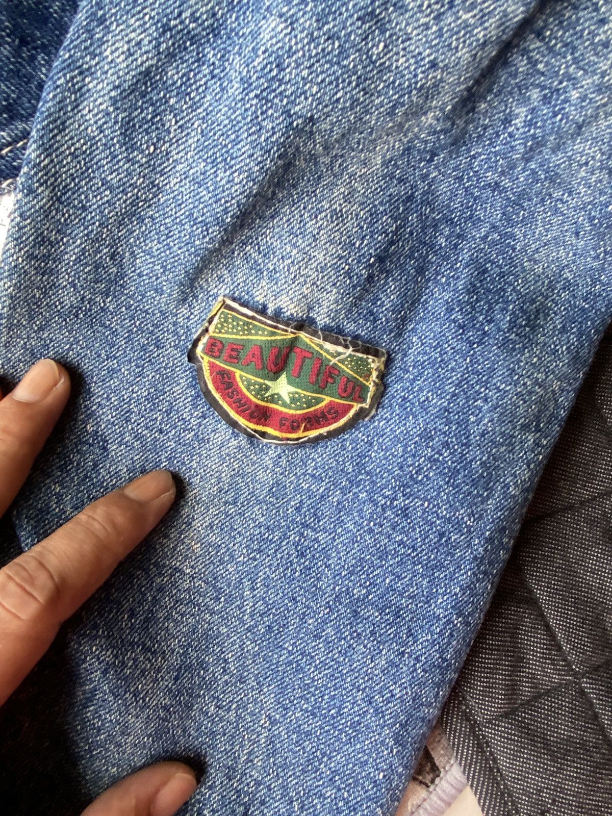 Japanese Brand Vintage Boshije Youth Patch Work Denim Jacket Size US M / EU 48-50 / 2 - 9 Thumbnail