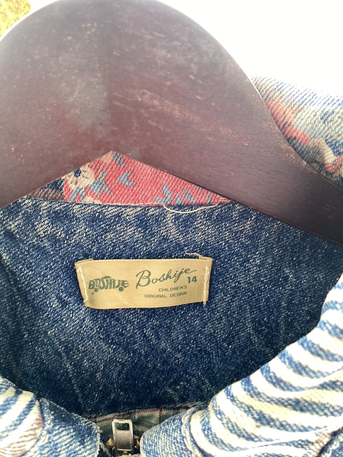 Japanese Brand Vintage Boshije Youth Patch Work Denim Jacket Size US M / EU 48-50 / 2 - 7 Thumbnail