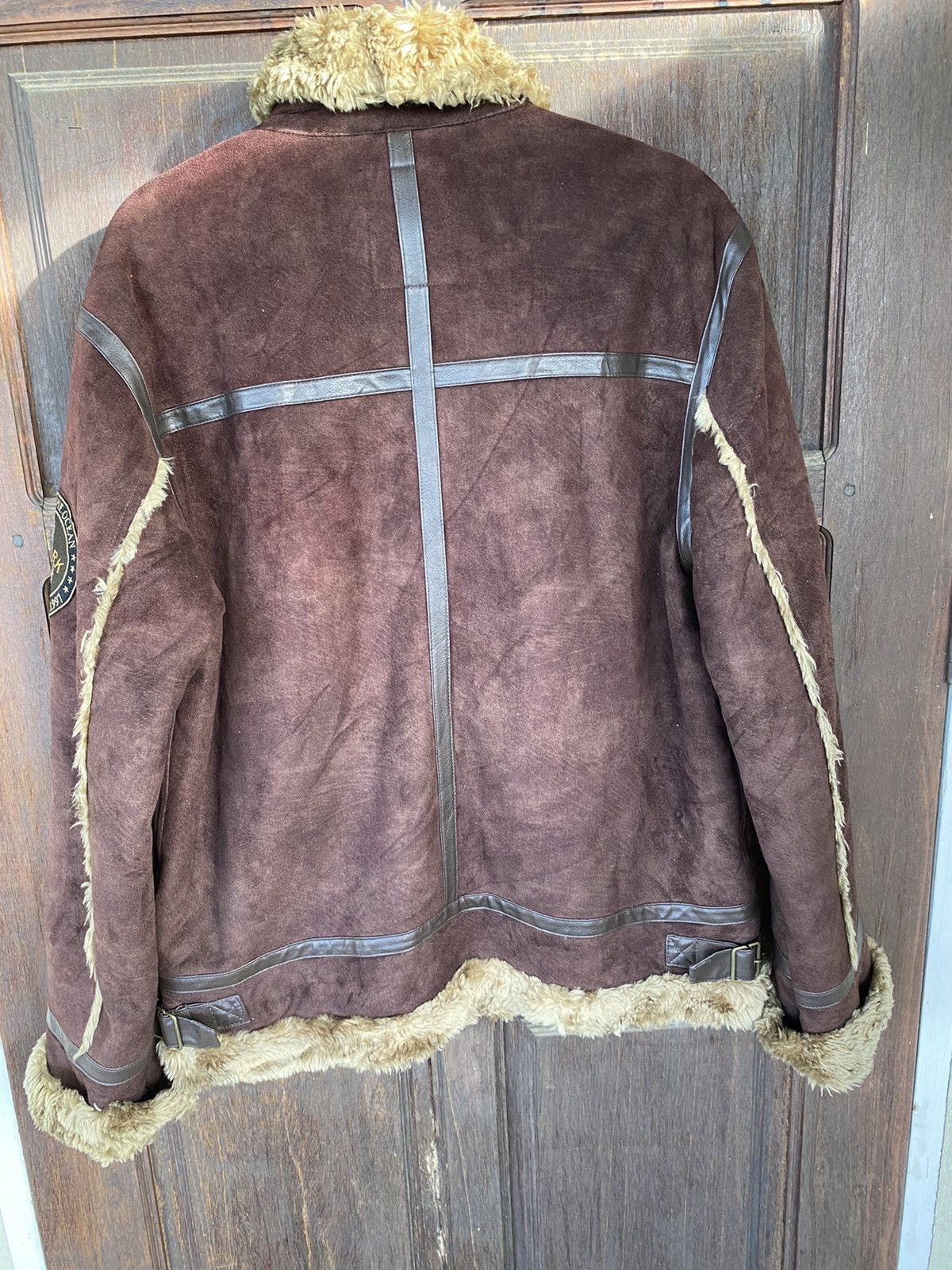 Japanese Brand OFFER🔥Vintage Sherpa Lining Patch Work Military Jacket Size US M / EU 48-50 / 2 - 5 Thumbnail