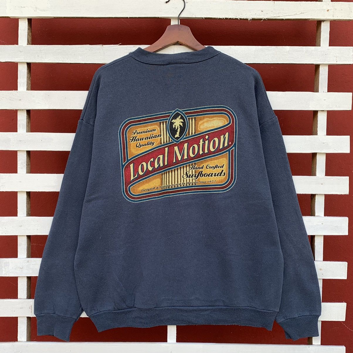 Sun Surf Vintage 90s Local Motion Hawaiian Surfboards Sweatshirt Size US L / EU 52-54 / 3 - 3 Thumbnail