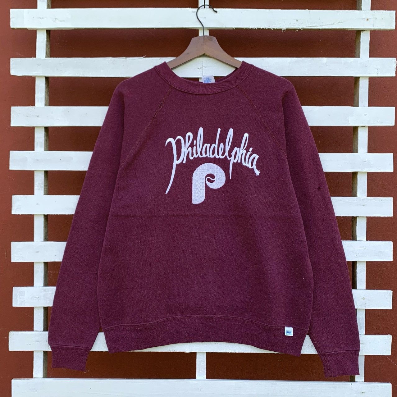 MLB Vintage 80s MLB Philadelphia Phillies Sweatshirt Size US M / EU 48-50 / 2 - 1 Thumbnail