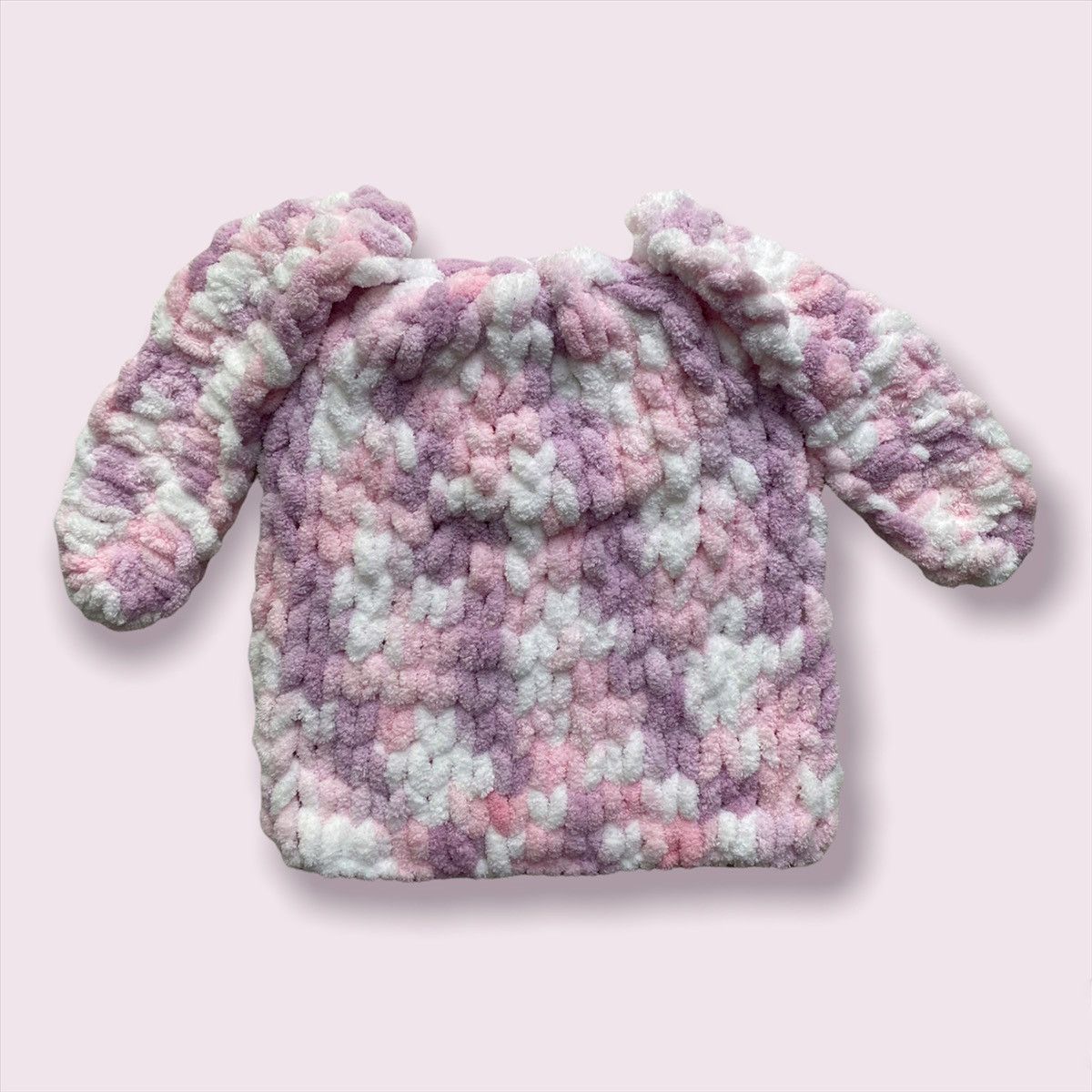 Other Handmade Knitted Balaclava Ski Mask Bunny Rabbit Style Size ONE SIZE - 4 Thumbnail