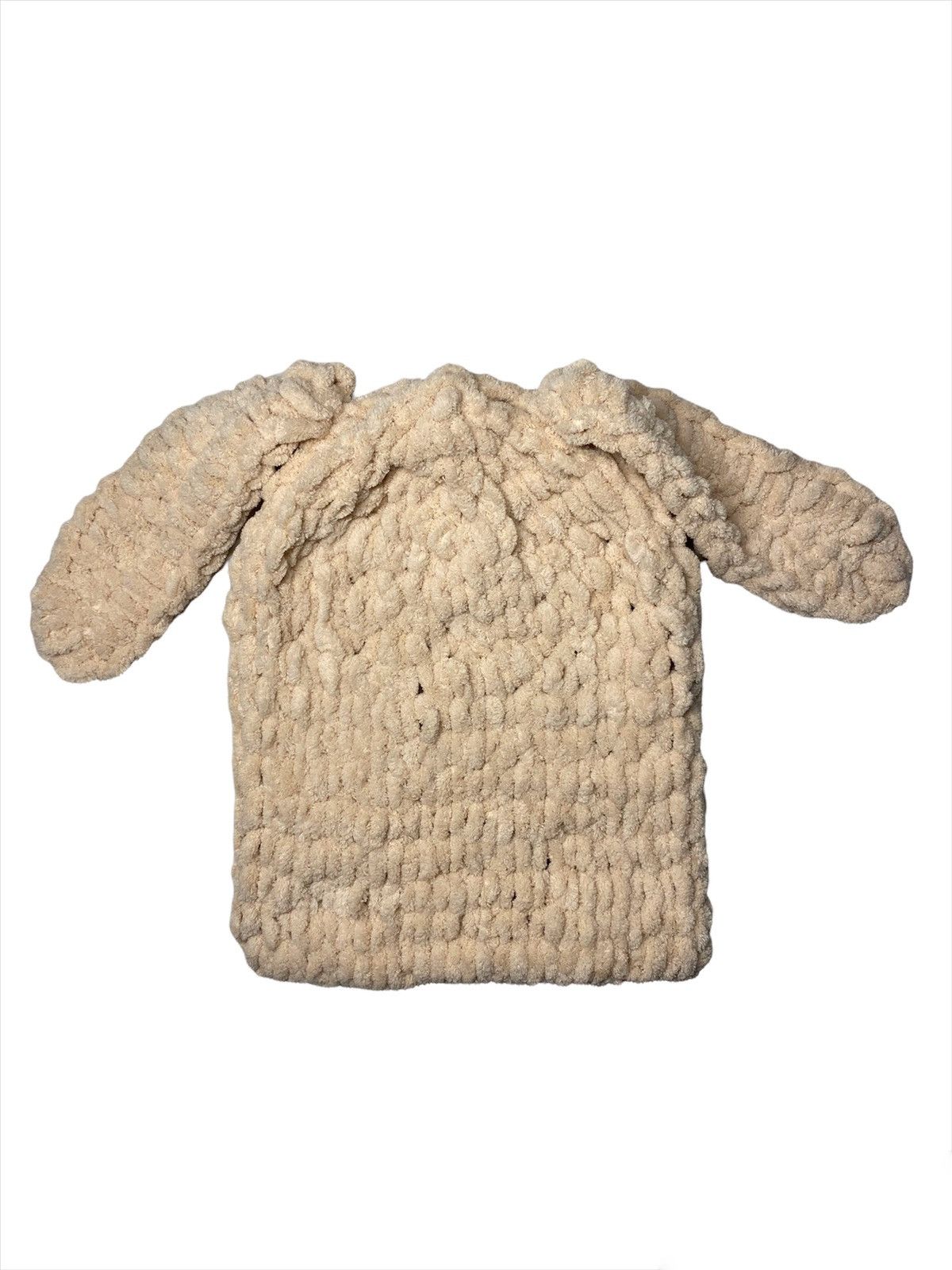 Handmade Handmade Knitted Balaclava Ski Mask Bunny Rabbit Style Size ONE SIZE - 4 Thumbnail