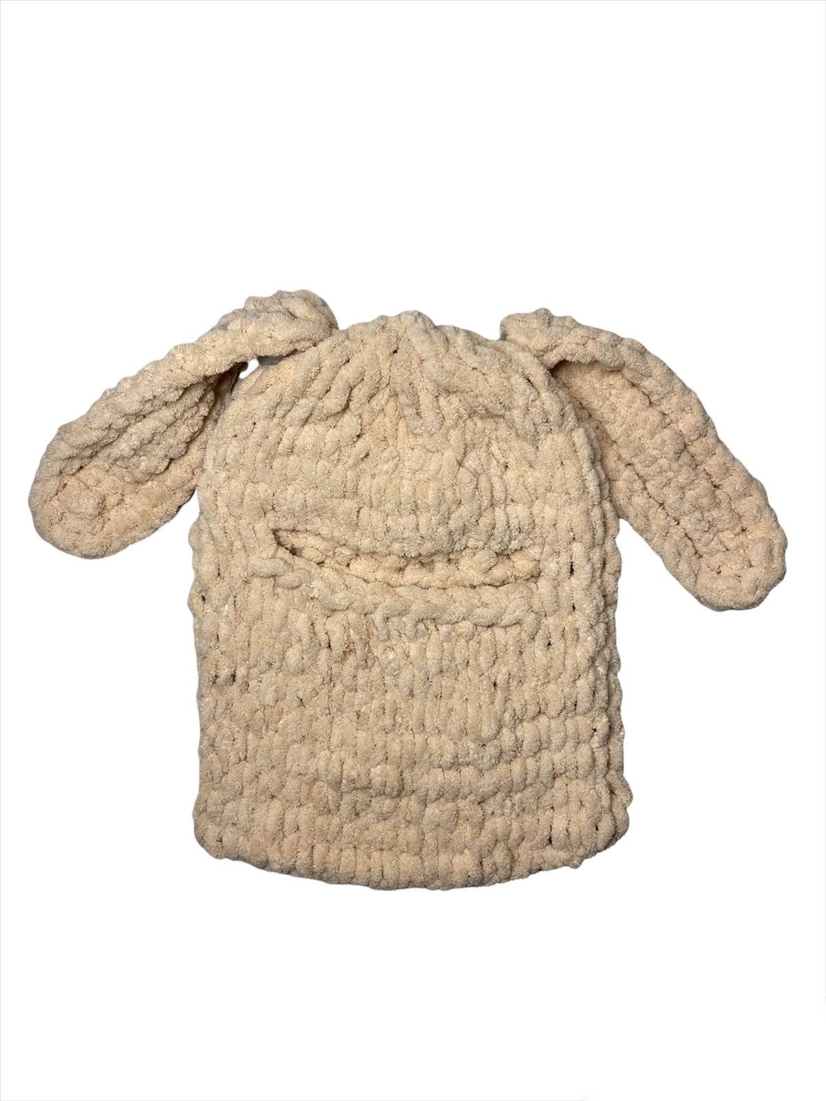 Handmade Handmade Knitted Balaclava Ski Mask Bunny Rabbit Style Size ONE SIZE - 3 Thumbnail