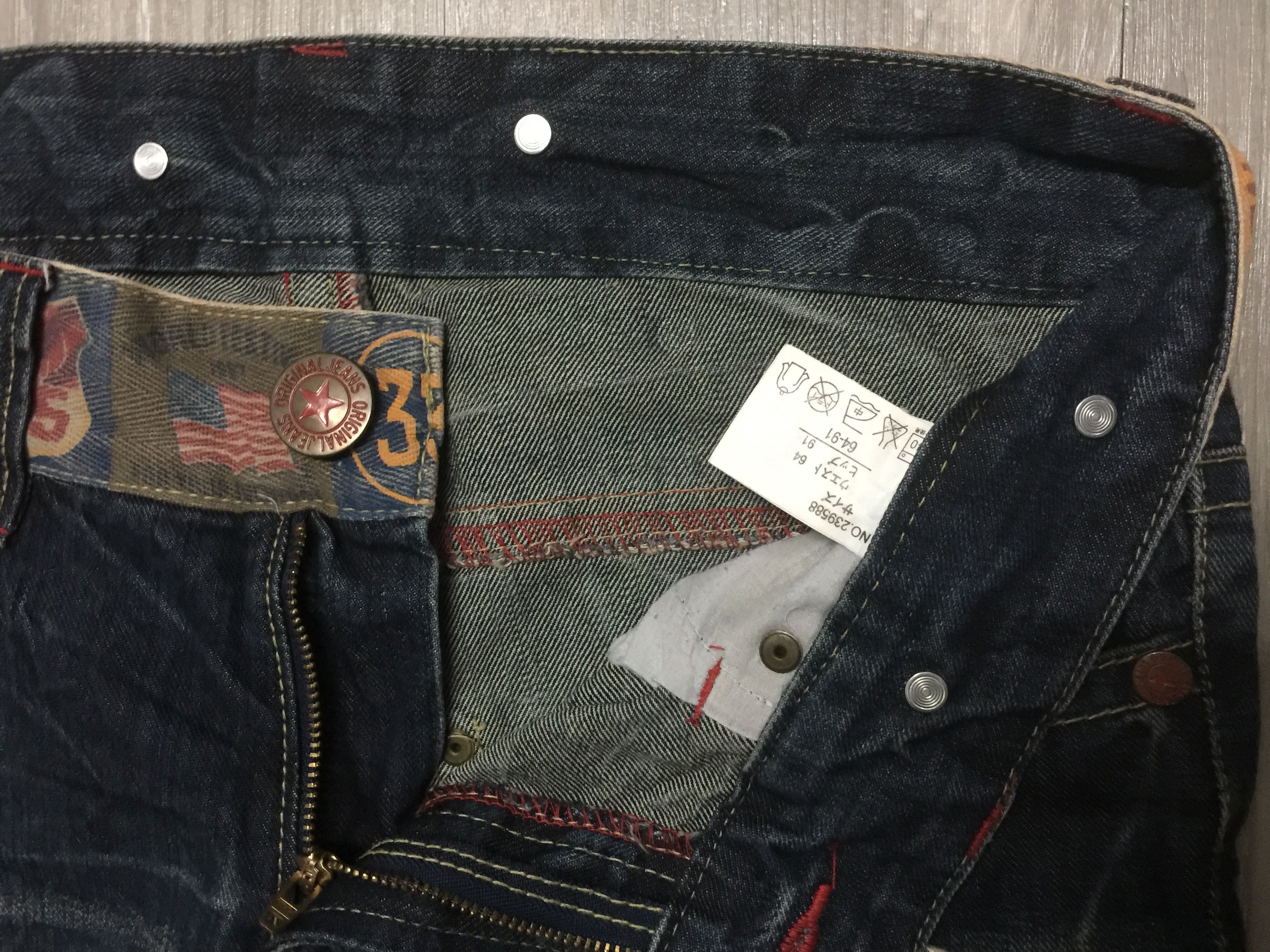 Japanese Brand Japanese Brand Inspired Hysteric Glamour Multicolored Jeans Size US 32 / EU 48 - 10 Thumbnail