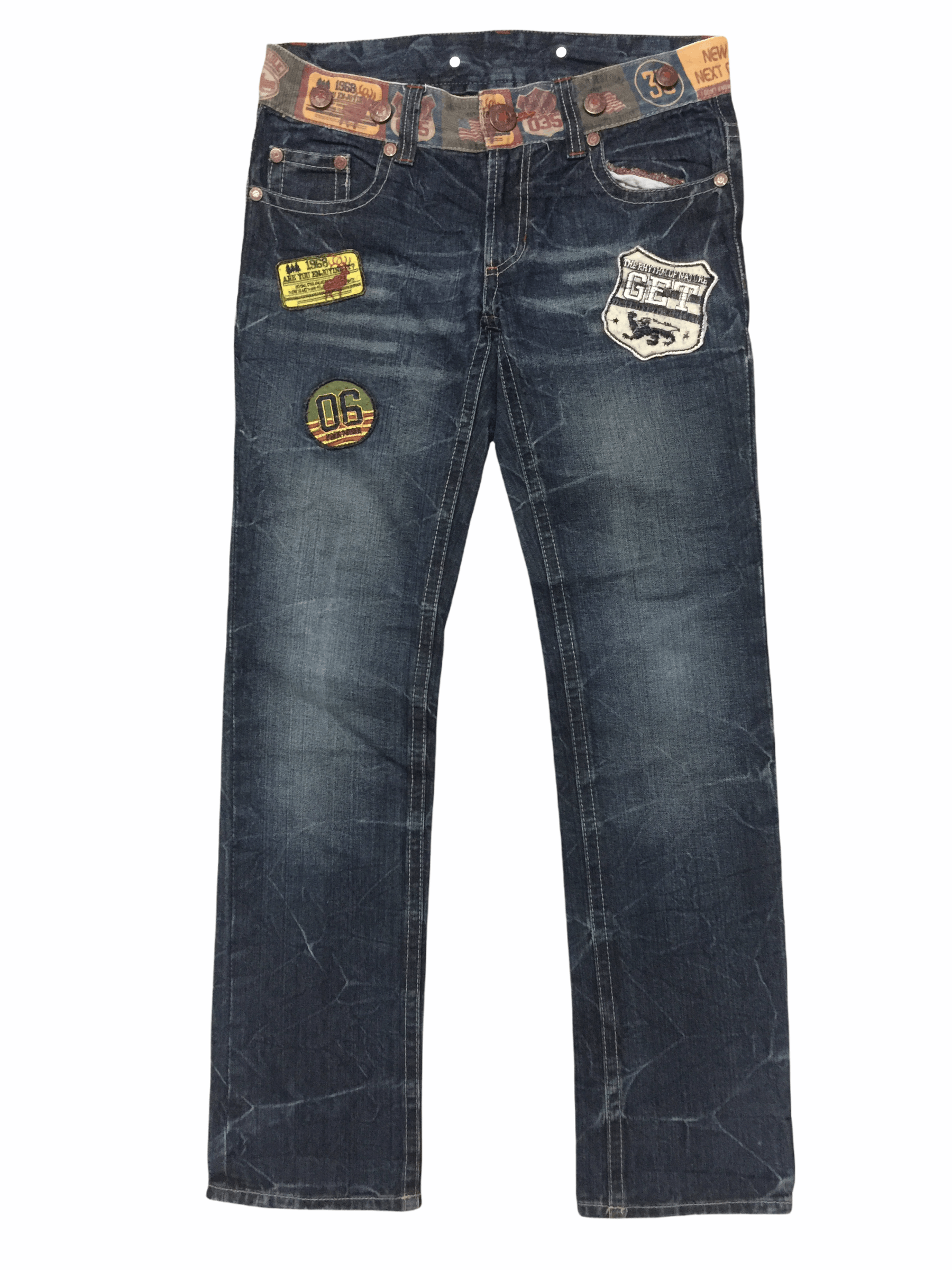 Japanese Brand Japanese Brand Inspired Hysteric Glamour Multicolored Jeans Size US 32 / EU 48 - 1 Thumbnail