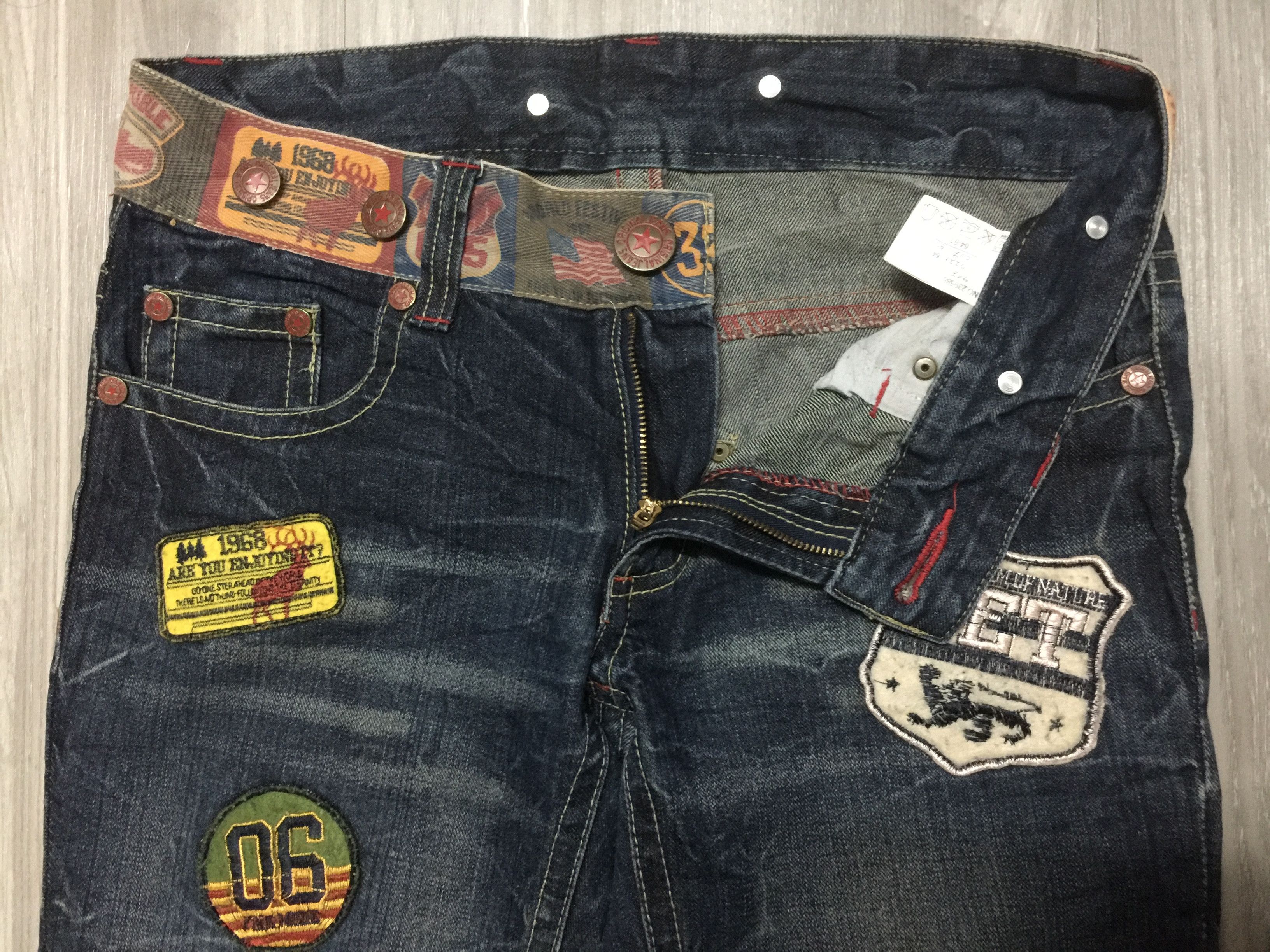 Japanese Brand Japanese Brand Inspired Hysteric Glamour Multicolored Jeans Size US 32 / EU 48 - 9 Thumbnail