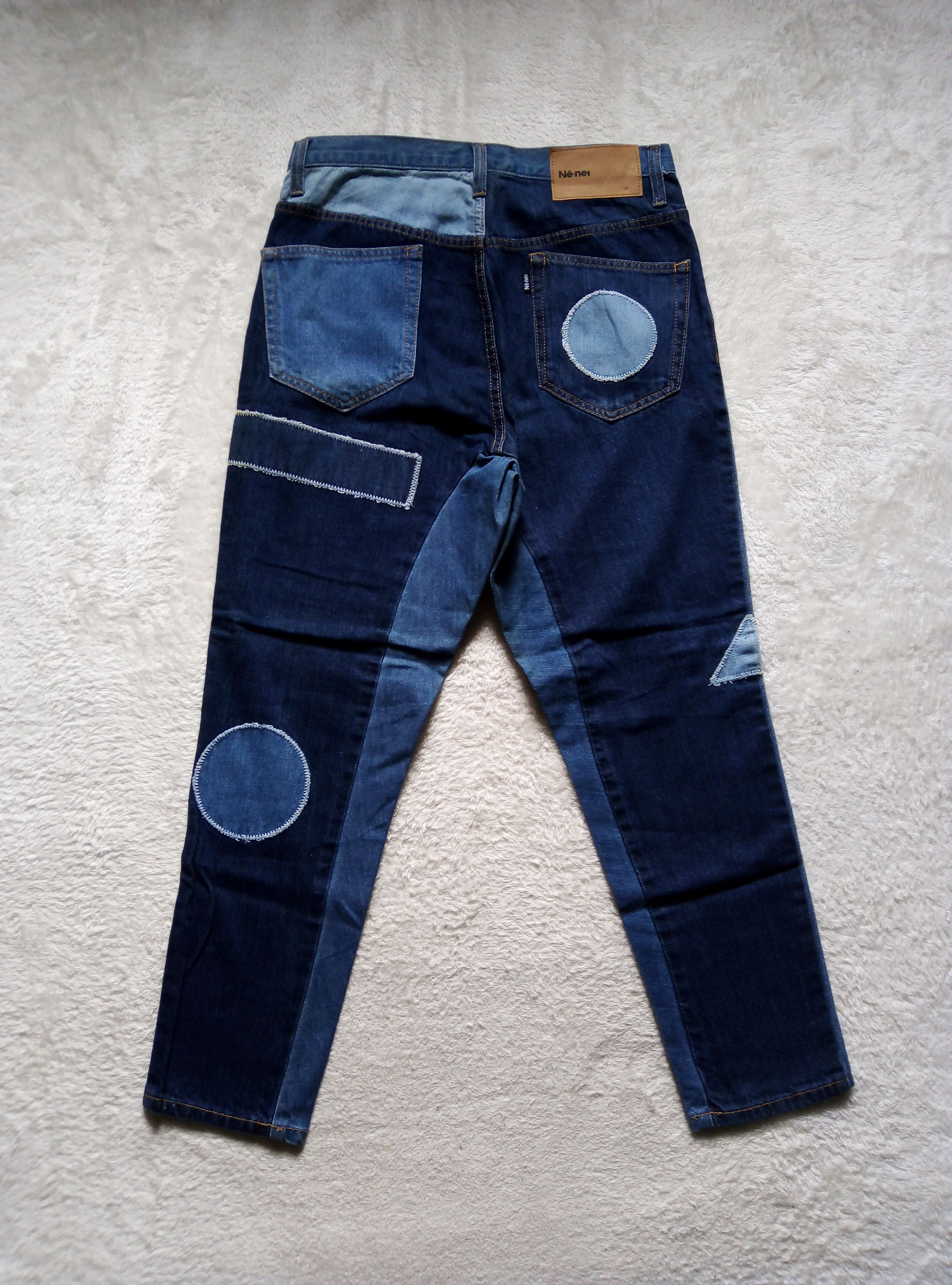 Issey Miyake Vintage issey miyake nenet patchwork jeans ne-net rare Size 28" / US 6 / IT 42 - 3 Thumbnail
