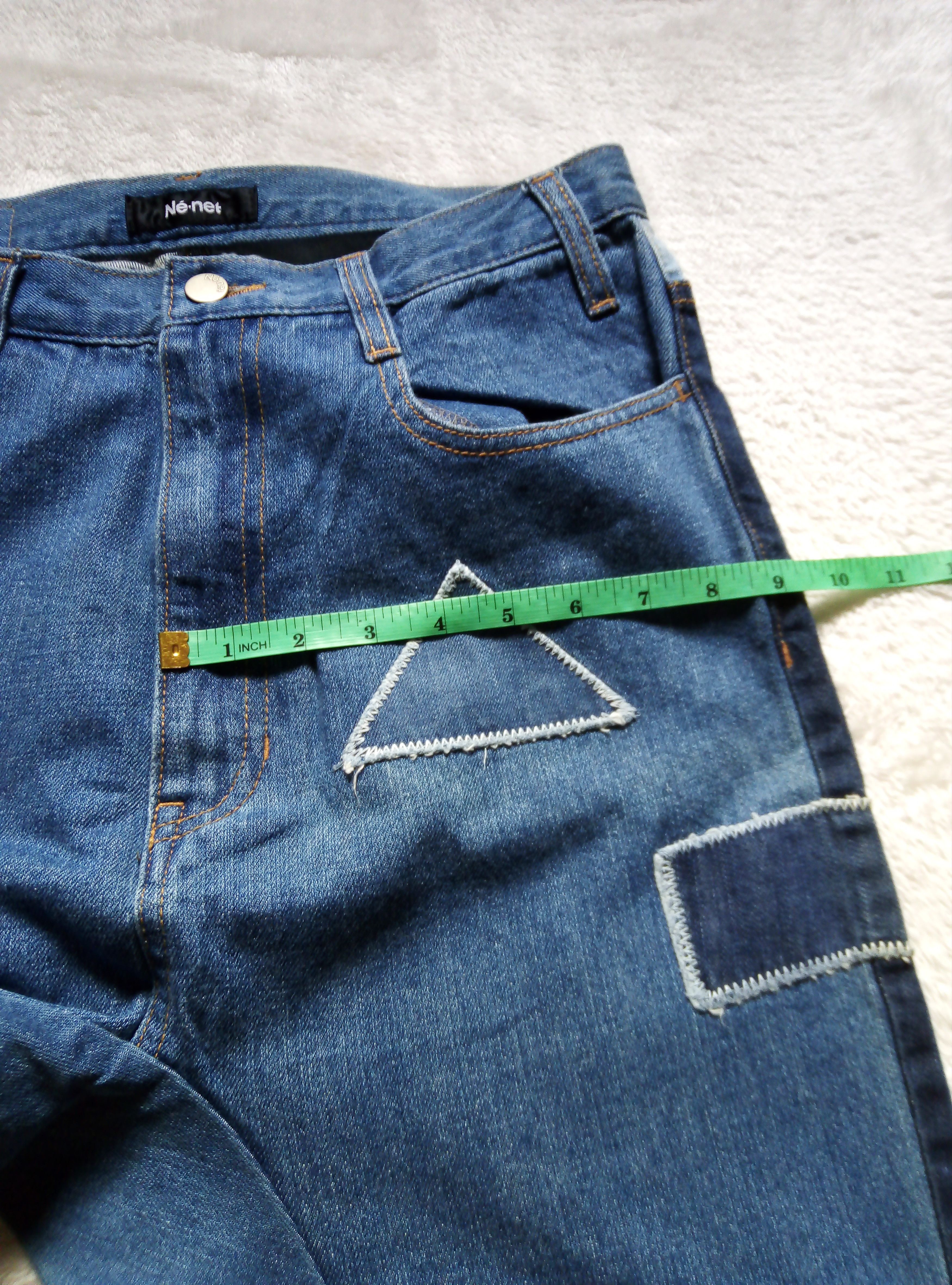 Issey Miyake Vintage issey miyake nenet patchwork jeans ne-net rare Size 28" / US 6 / IT 42 - 14 Thumbnail