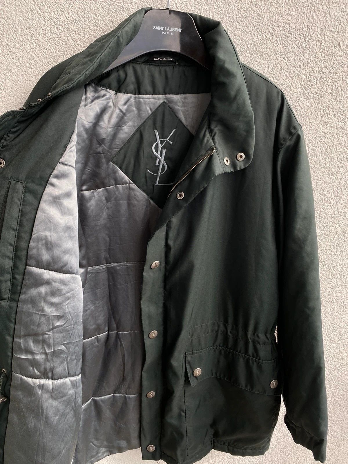 Yves Saint Laurent 90s Warm YSL Jacket Parka Autumn/winter Size US M / EU 48-50 / 2 - 1 Thumbnail