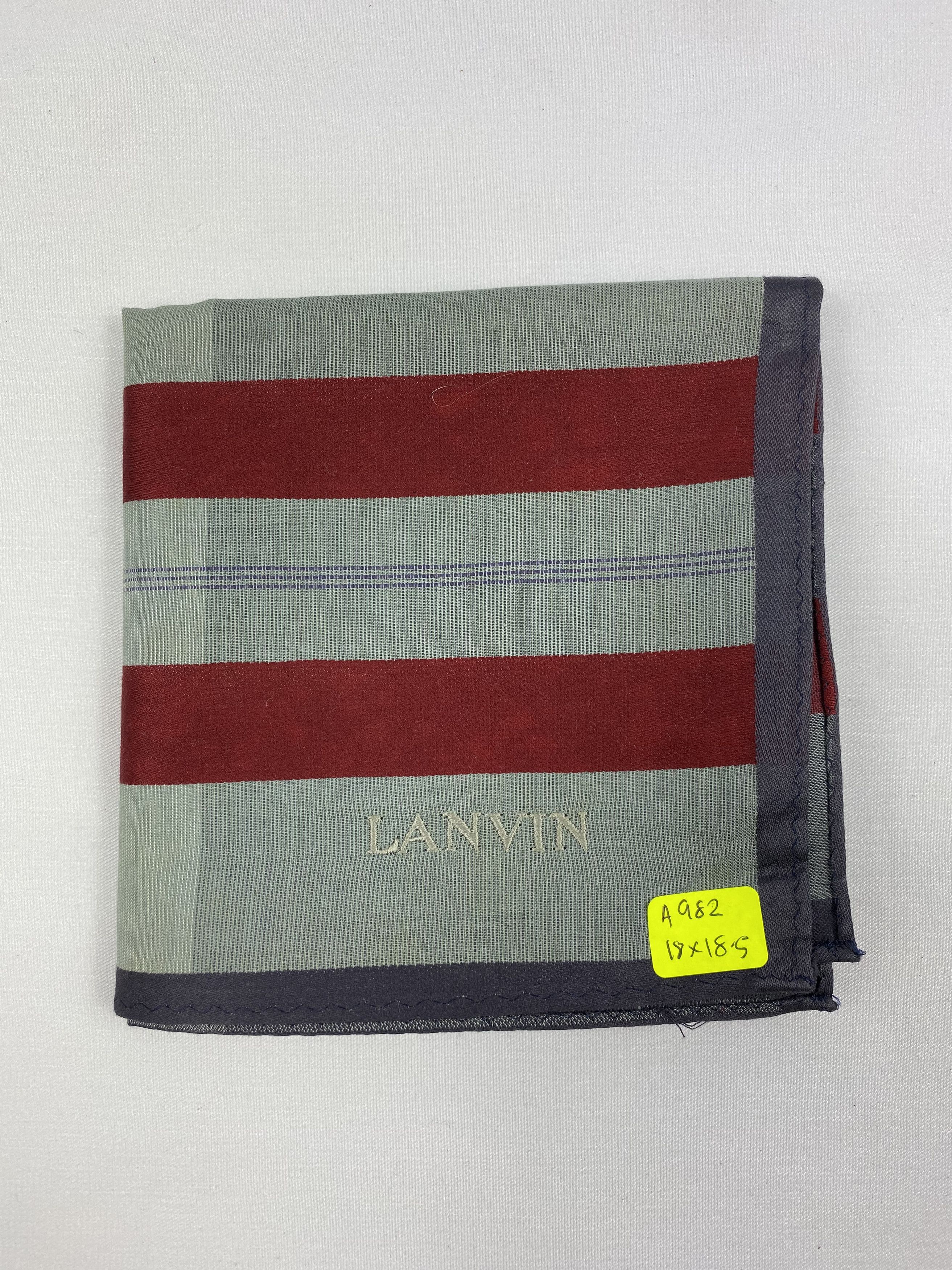 Lanvin × Vintage Lanvin Handkerchiefs / Bandana / Neckerchief Size ONE SIZE - 7 Thumbnail