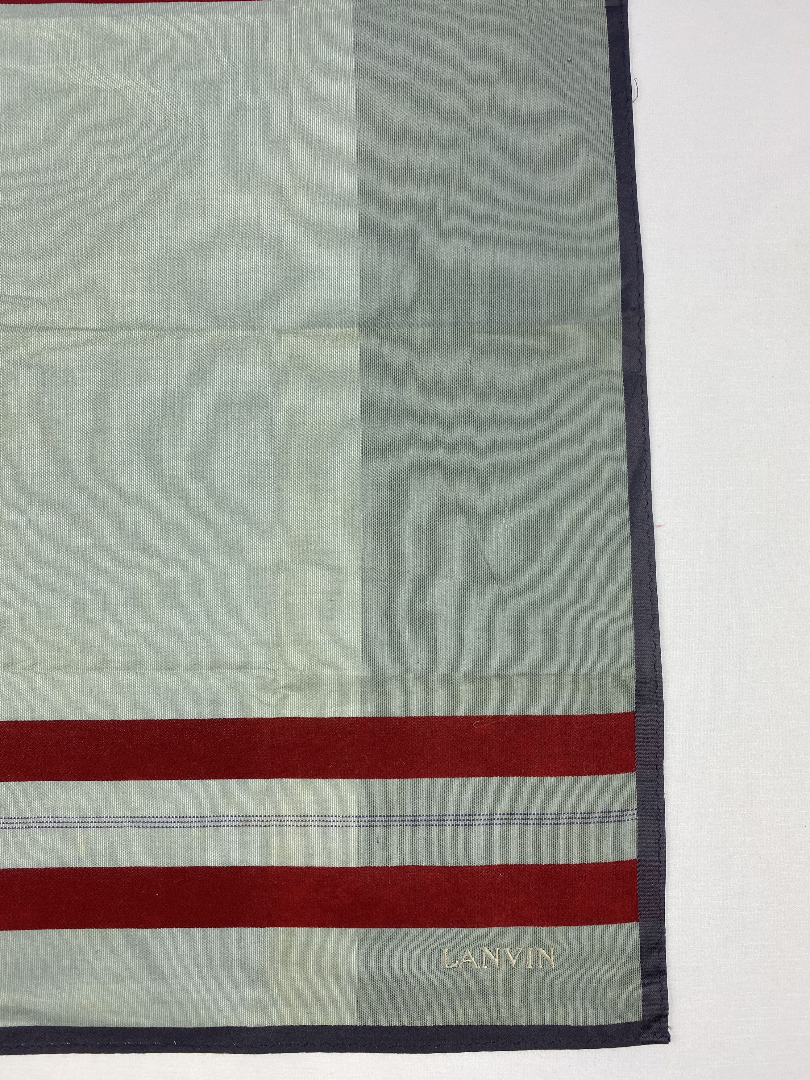 Lanvin × Vintage Lanvin Handkerchiefs / Bandana / Neckerchief Size ONE SIZE - 6 Thumbnail