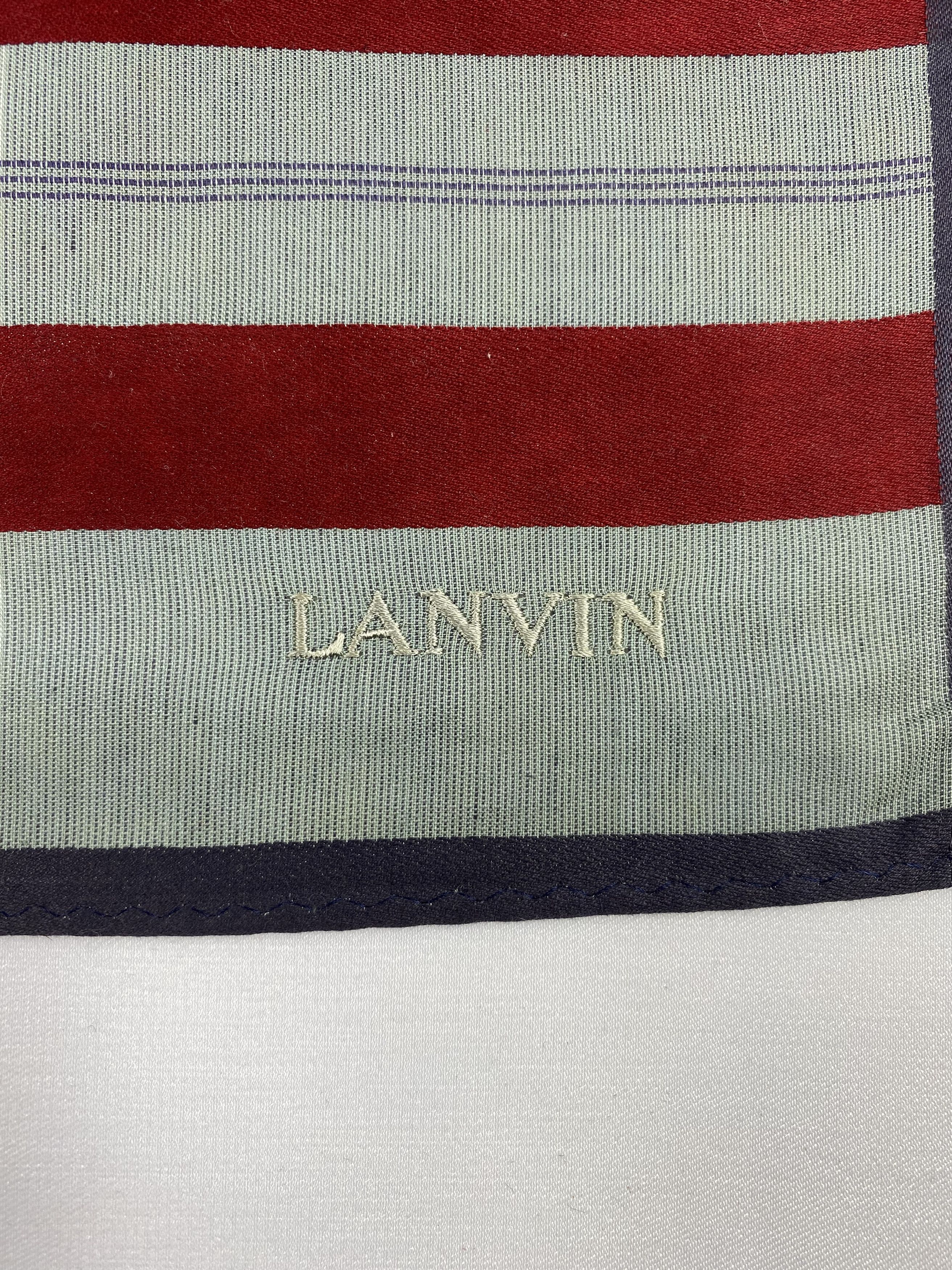 Lanvin × Vintage Lanvin Handkerchiefs / Bandana / Neckerchief Size ONE SIZE - 5 Thumbnail