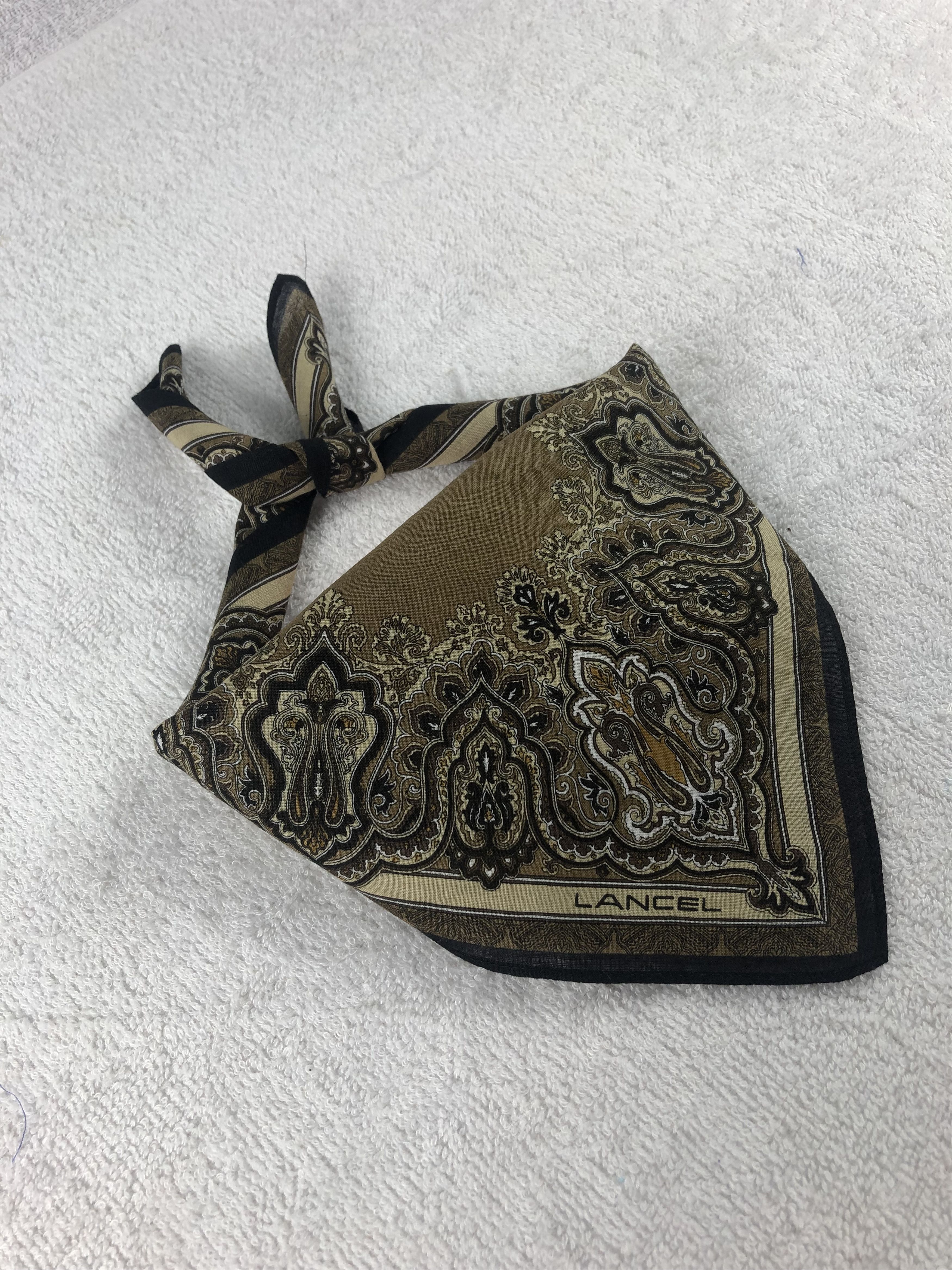 Lancel × Vintage Lancel Handkerchief / Bandana / Neckerchief Size ONE SIZE - 1 Thumbnail