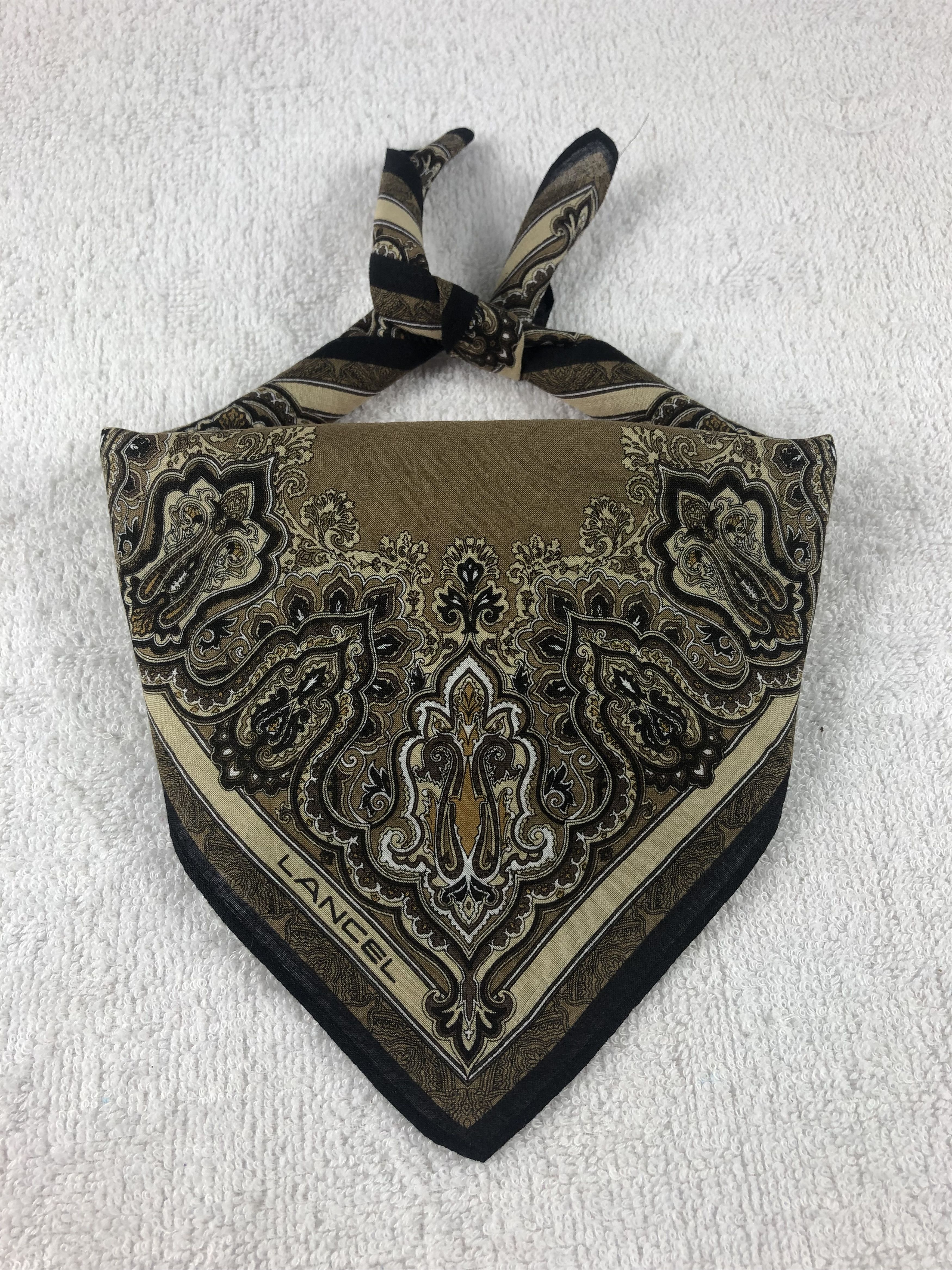 Lancel × Vintage Lancel Handkerchief / Bandana / Neckerchief Size ONE SIZE - 2 Thumbnail