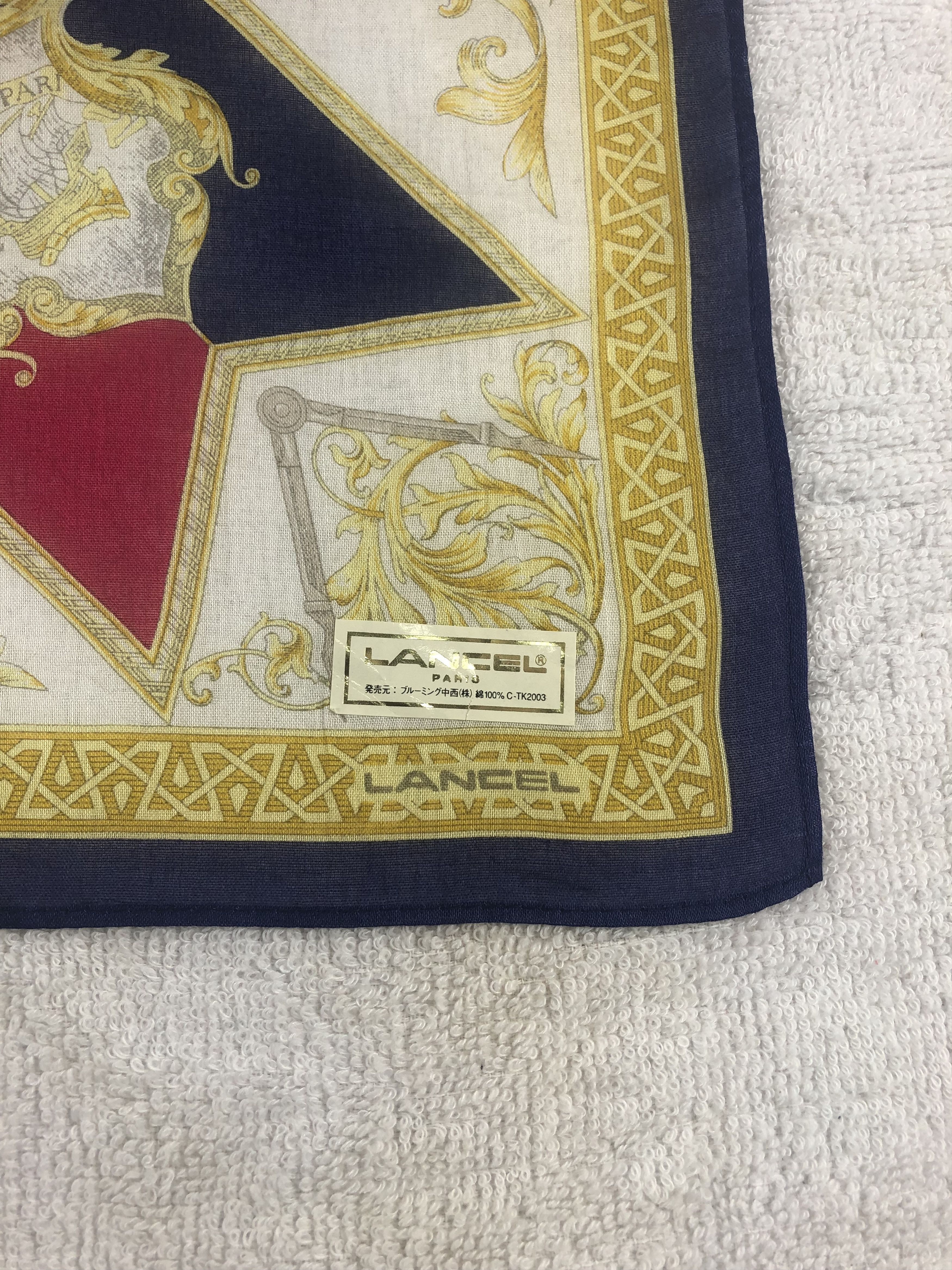 Lancel × Vintage Lancel Handkerchief / Bandana / Neckerchief Size ONE SIZE - 5 Thumbnail