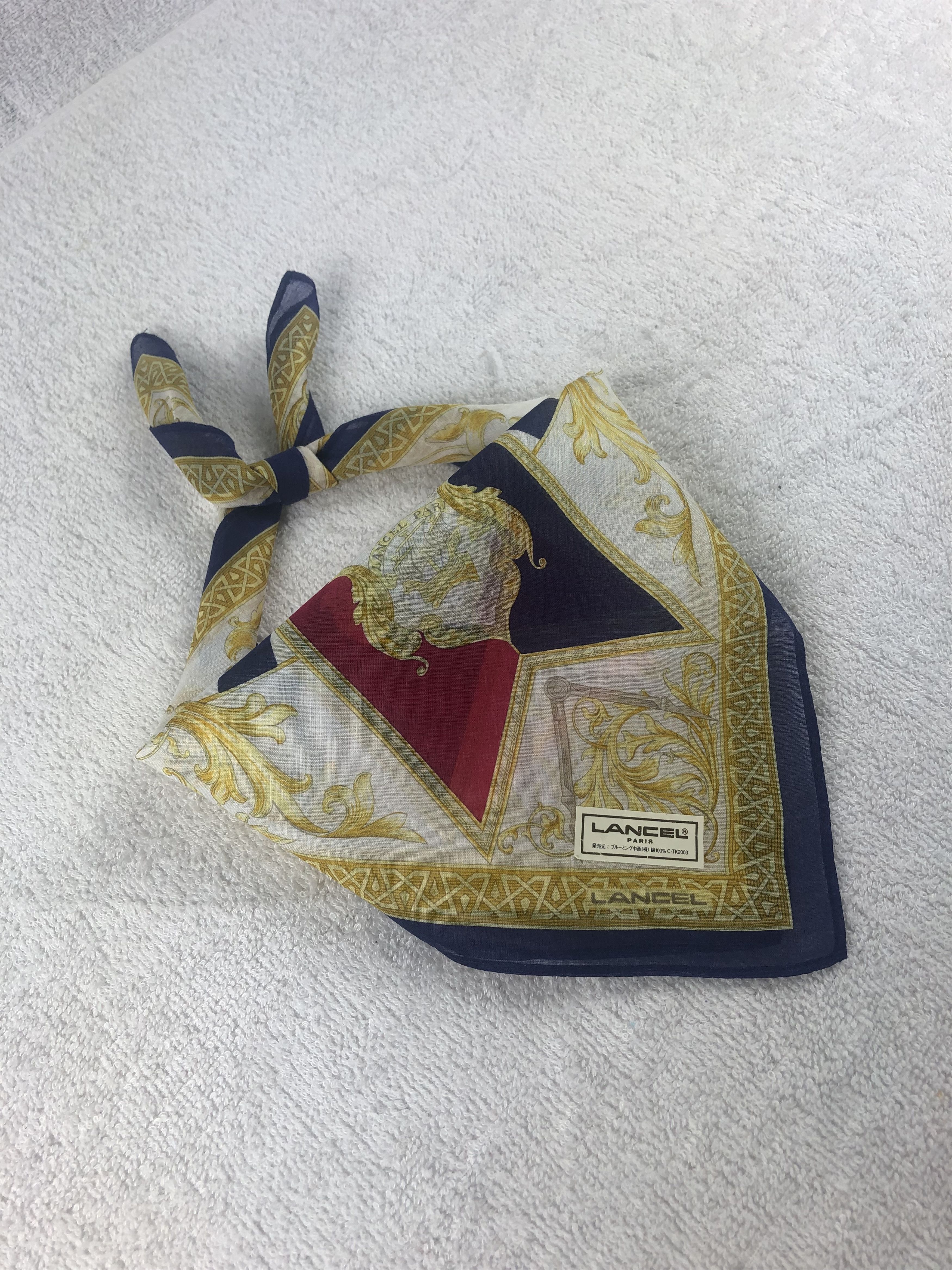 Lancel × Vintage Lancel Handkerchief / Bandana / Neckerchief Size ONE SIZE - 2 Thumbnail
