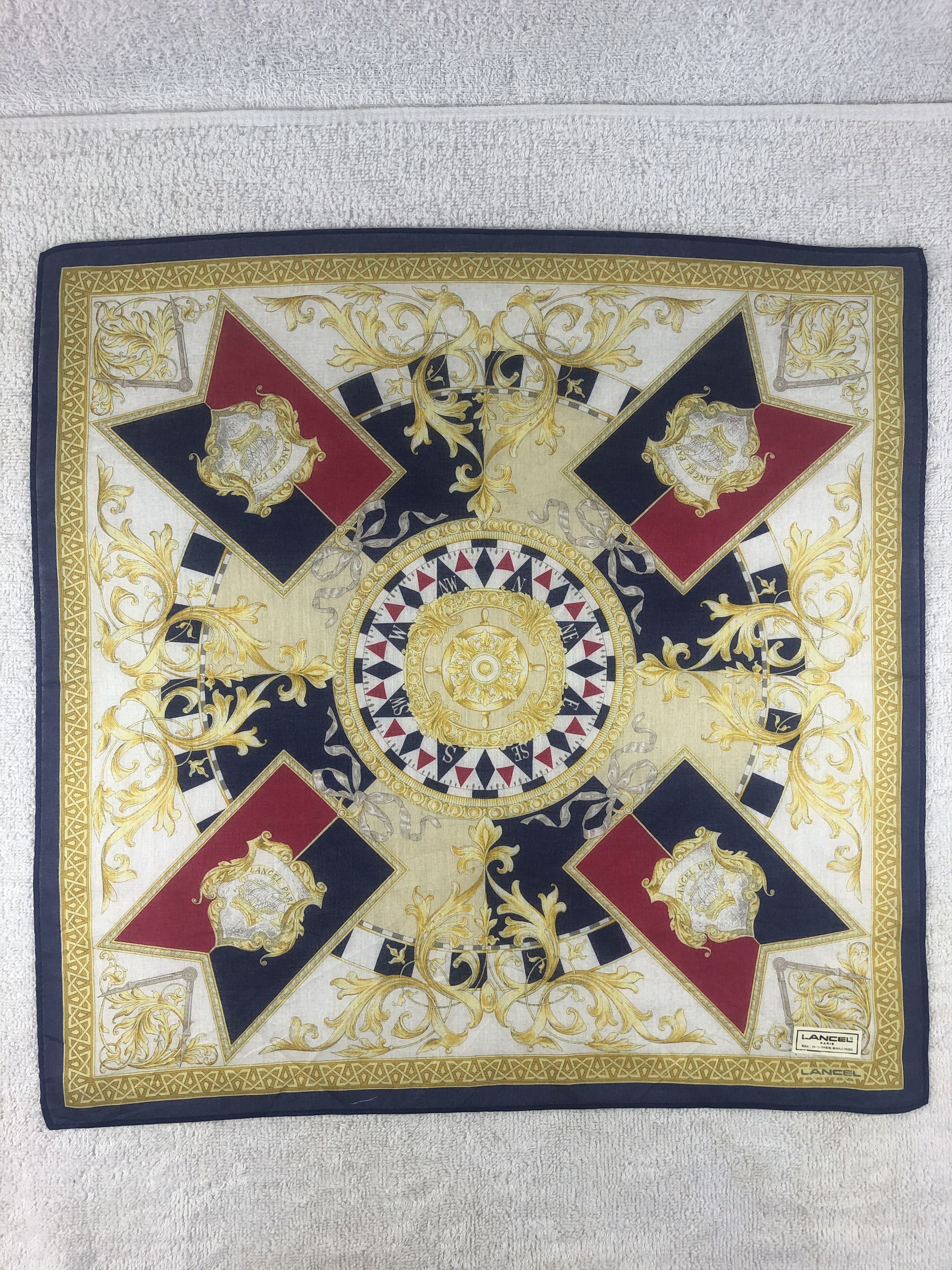 Lancel × Vintage Lancel Handkerchief / Bandana / Neckerchief Size ONE SIZE - 3 Thumbnail