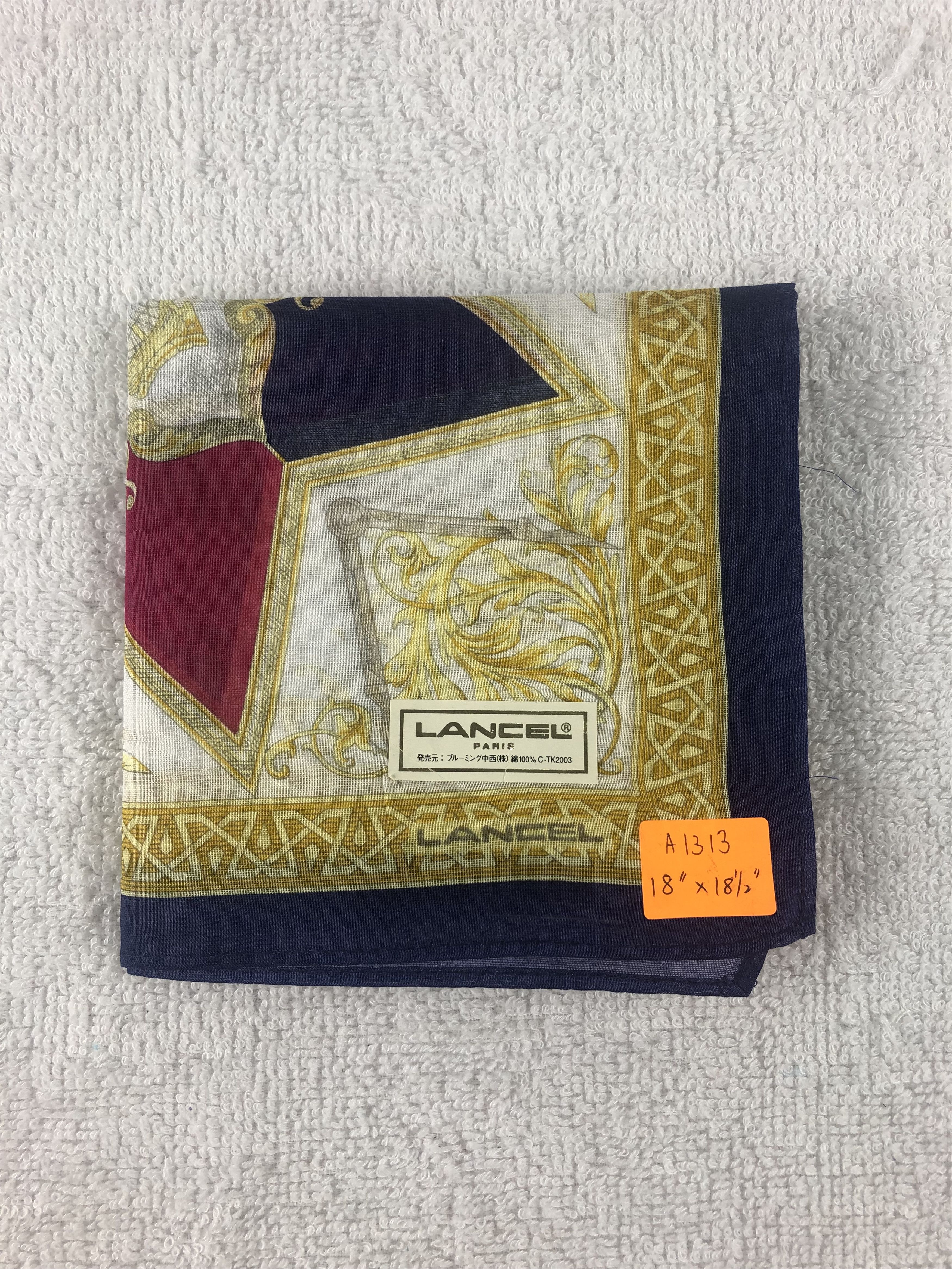 Lancel × Vintage Lancel Handkerchief / Bandana / Neckerchief Size ONE SIZE - 6 Thumbnail