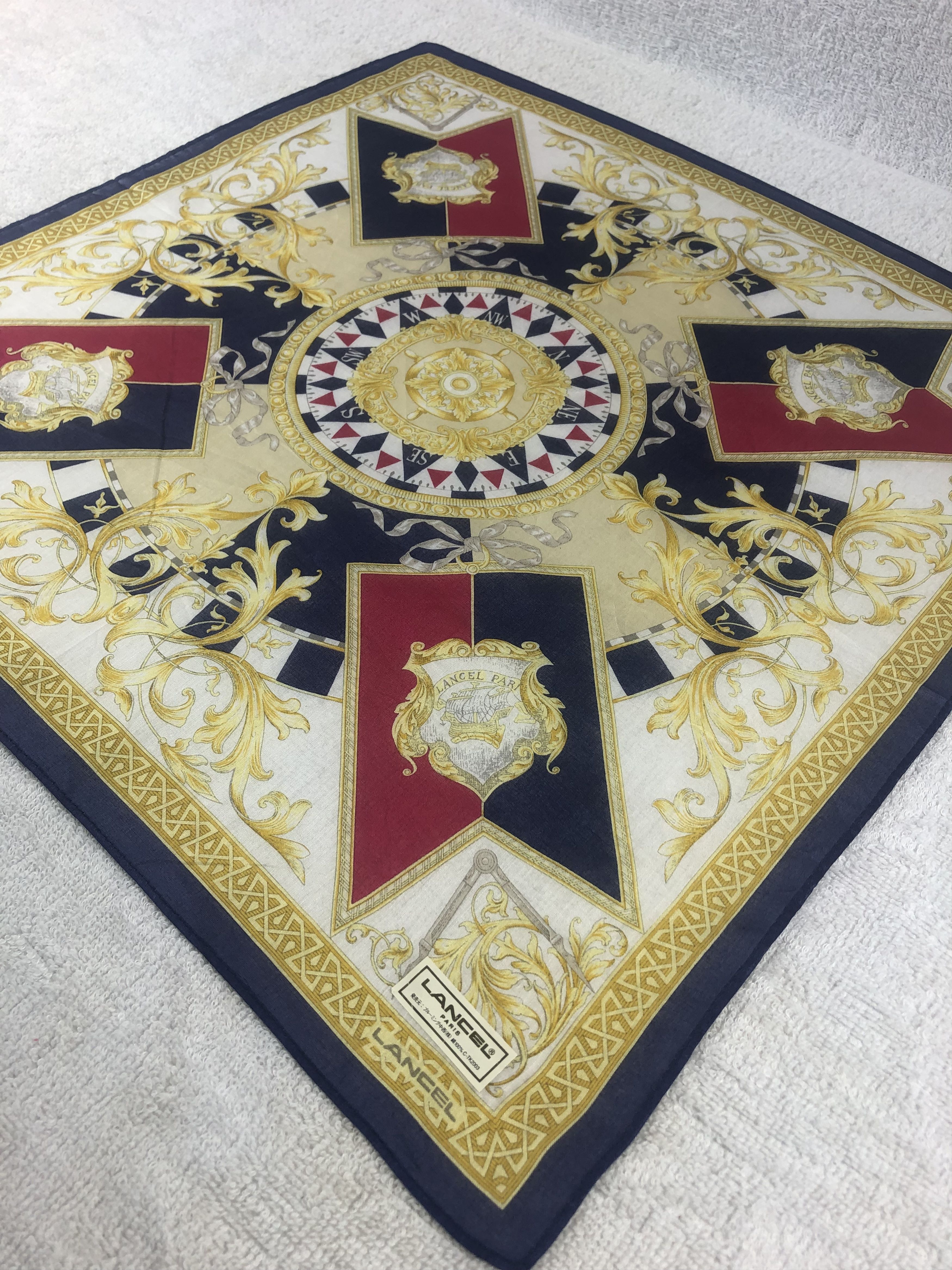 Lancel × Vintage Lancel Handkerchief / Bandana / Neckerchief Size ONE SIZE - 4 Thumbnail
