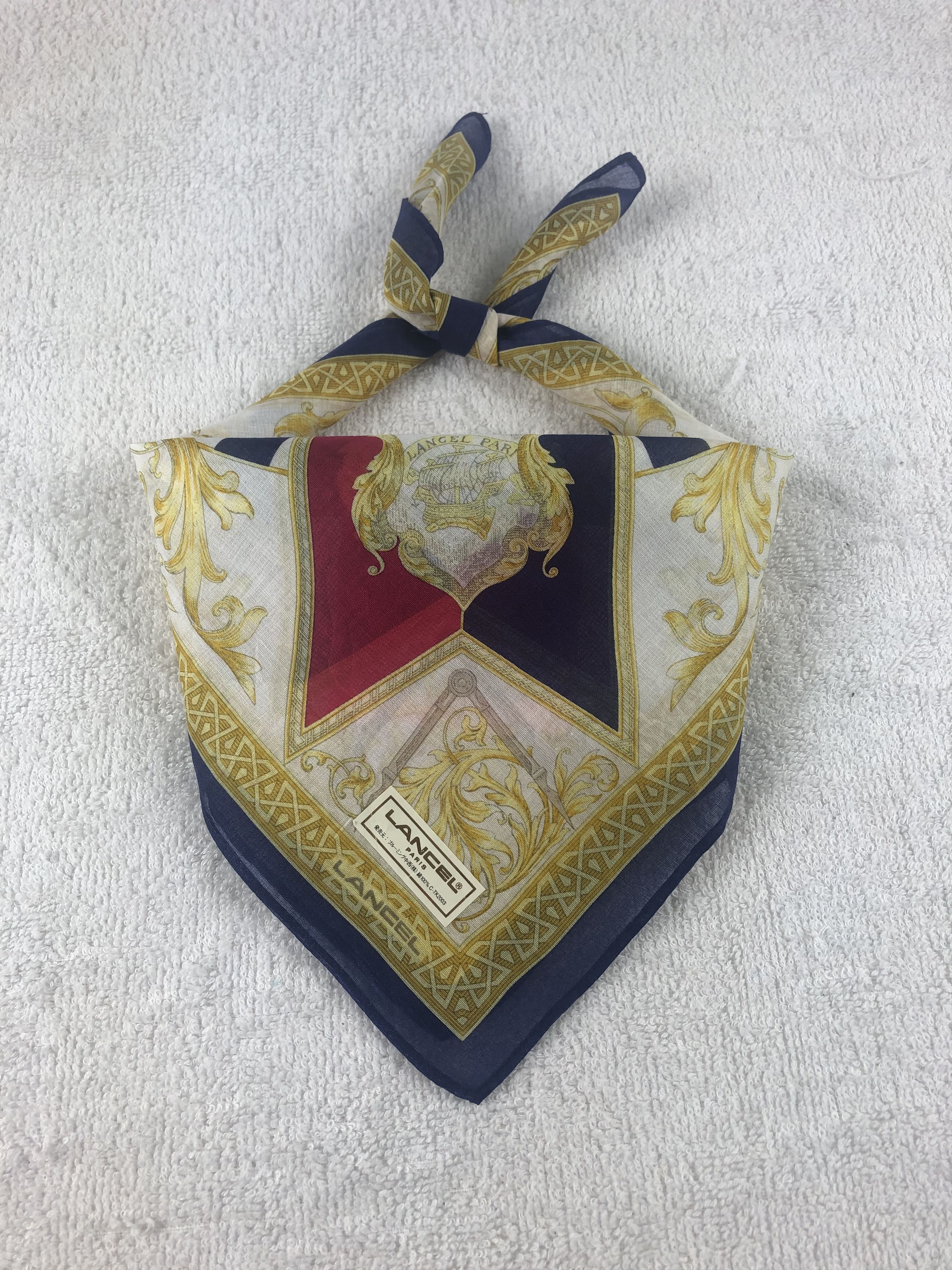 Lancel × Vintage Lancel Handkerchief / Bandana / Neckerchief Size ONE SIZE - 1 Thumbnail