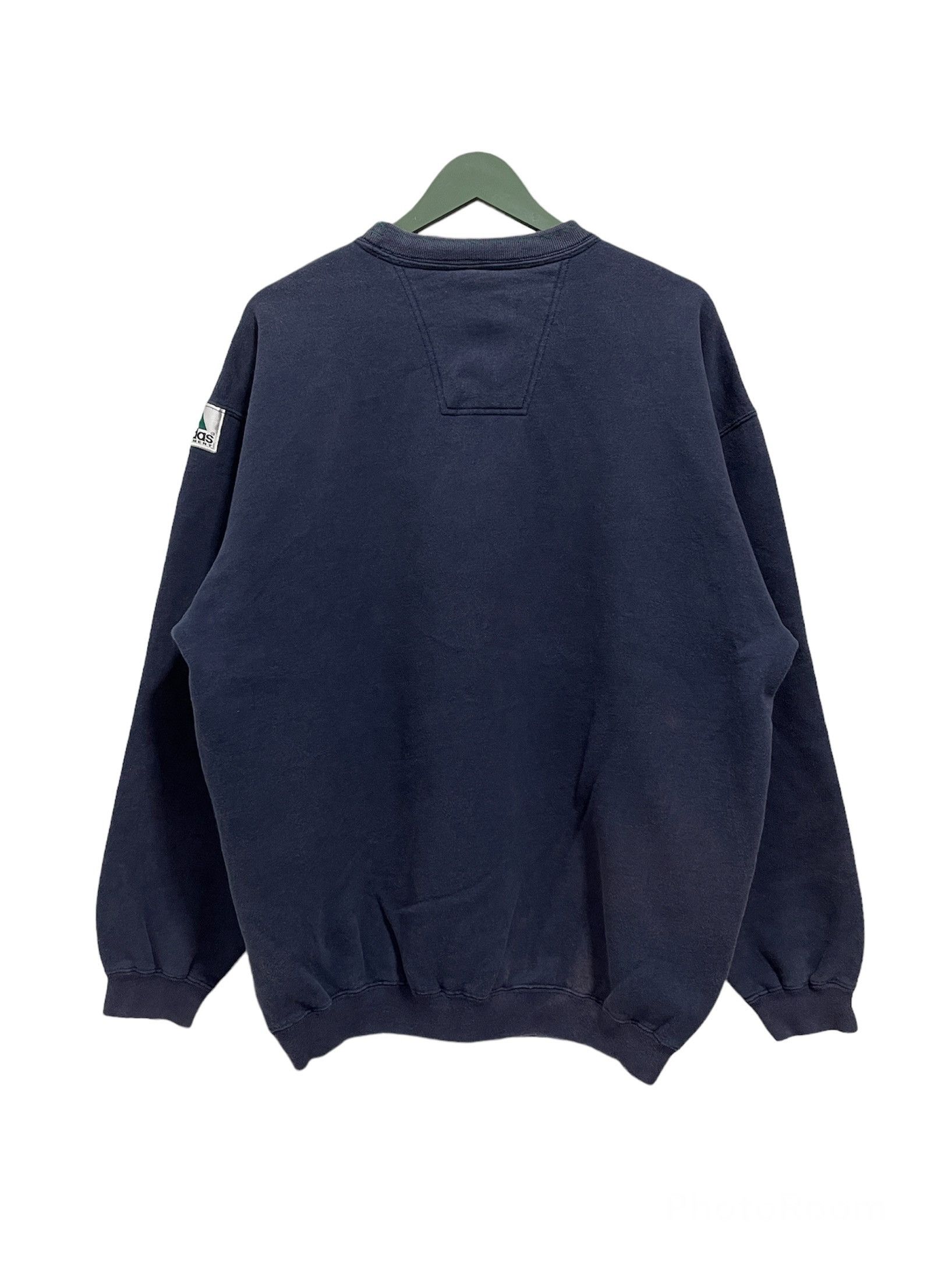 Adidas Vintage 90s Adidas Equipment Center Embroidery Sweatshirt Size US L / EU 52-54 / 3 - 2 Thumbnail