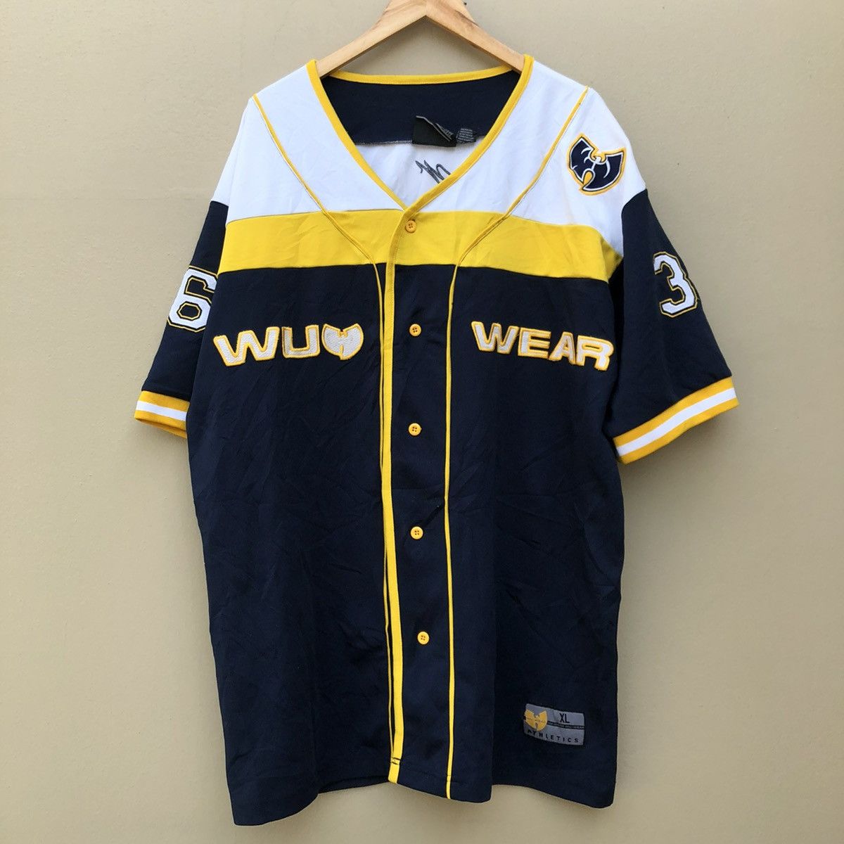Wu-Tang Clan vintage wu wear wutang 36 jersey Size US XL / EU 56 / 4 - 1 Thumbnail