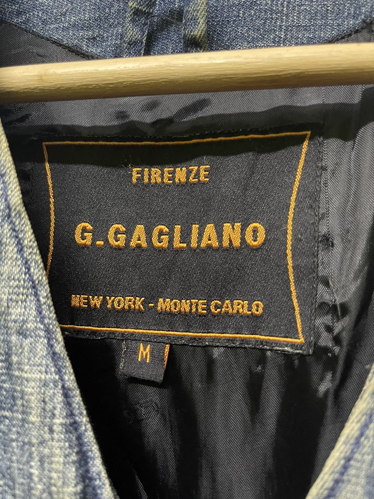 Vintage VINTAGE G.GAGLIANO MONTE CARLO DENIM VEST Size US M / EU 48-50 / 2 - 10 Thumbnail