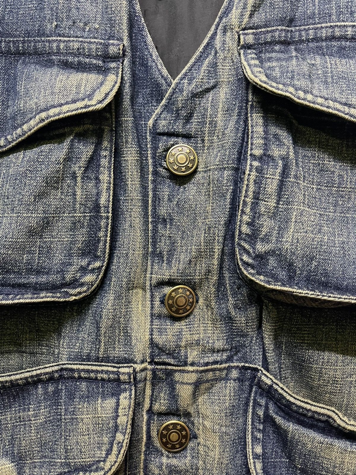Vintage VINTAGE G.GAGLIANO MONTE CARLO DENIM VEST Size US M / EU 48-50 / 2 - 4 Thumbnail