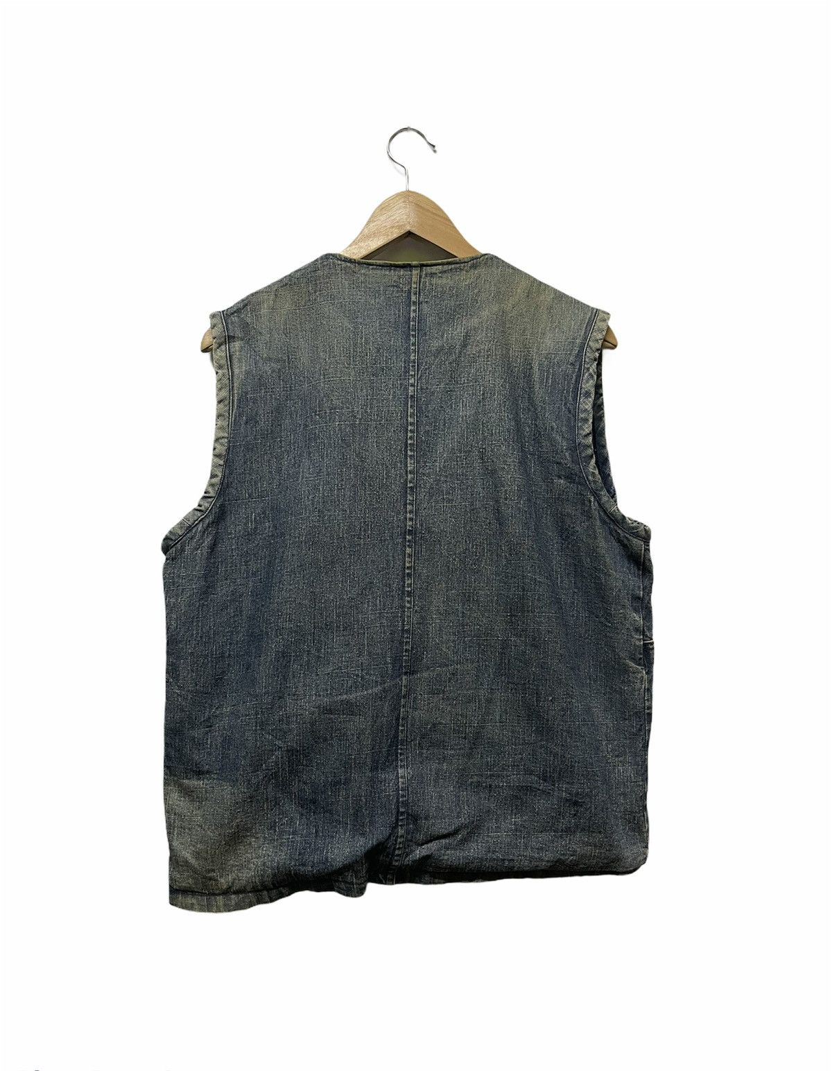 Vintage VINTAGE G.GAGLIANO MONTE CARLO DENIM VEST Size US M / EU 48-50 / 2 - 2 Thumbnail