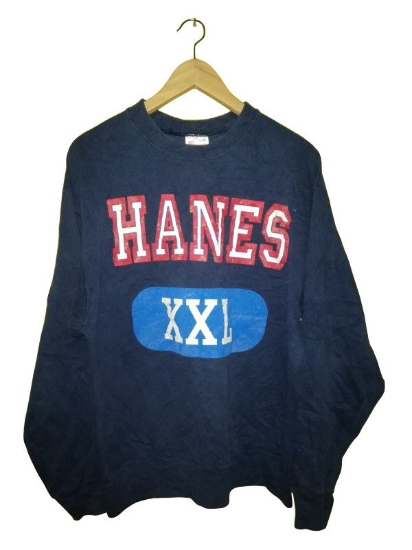 Vintage 📌Binding Offer📌 vintage hanes sweatshirt Size US XL / EU 56 / 4 - 1 Thumbnail