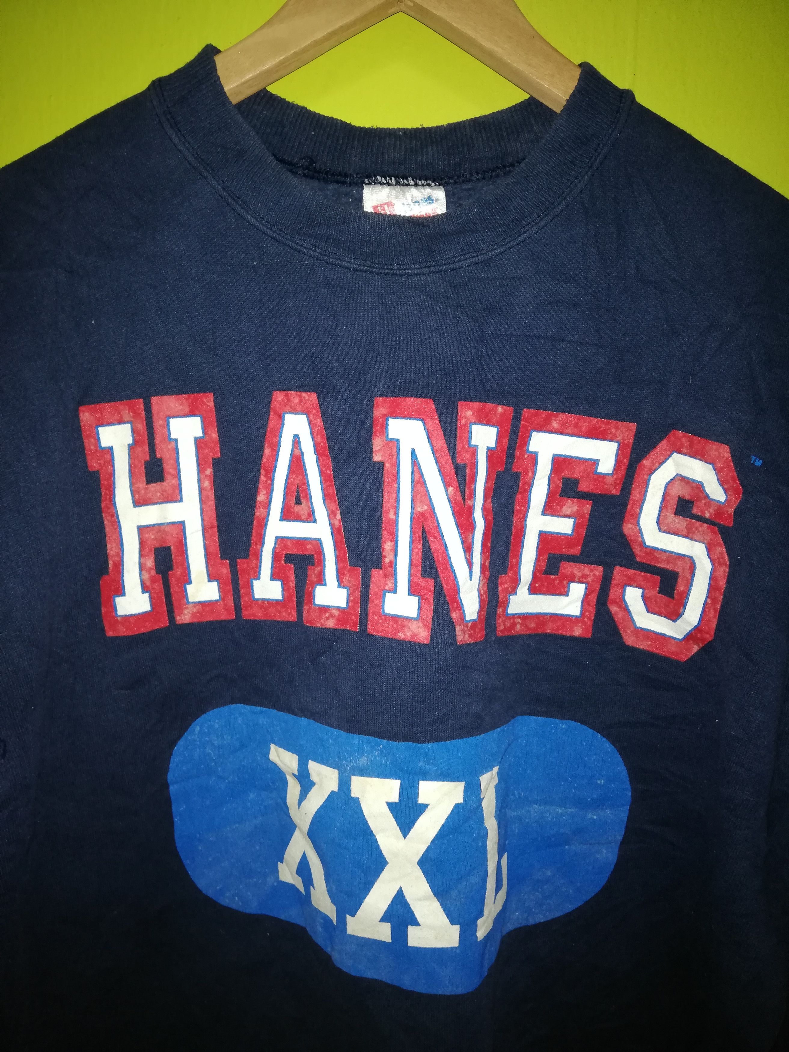 Vintage 📌Binding Offer📌 vintage hanes sweatshirt Size US XL / EU 56 / 4 - 2 Thumbnail