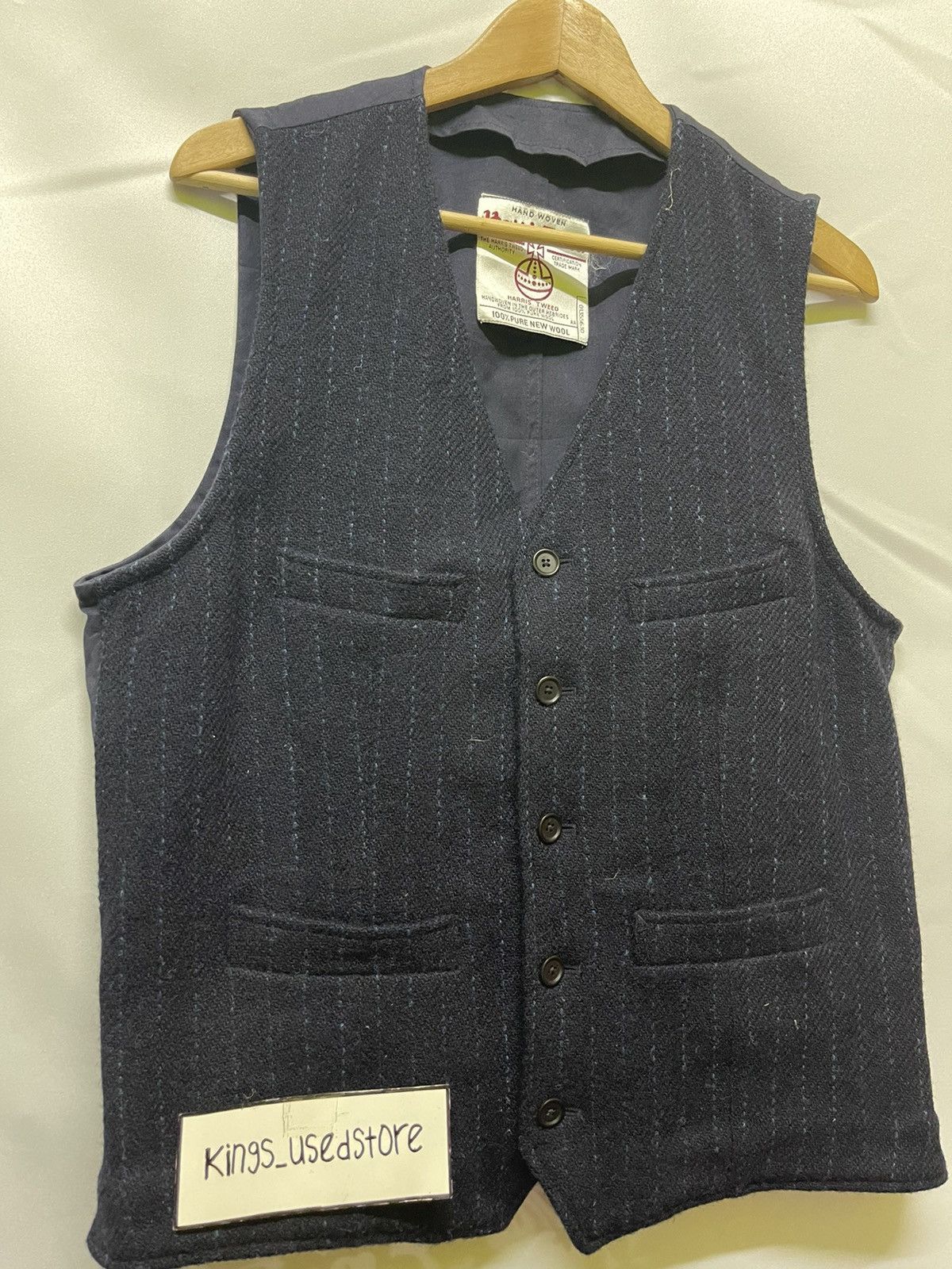 Harris Tweed HARRIS TWEED FULLY WOOL VEST Size US M / EU 48-50 / 2 - 3 Thumbnail