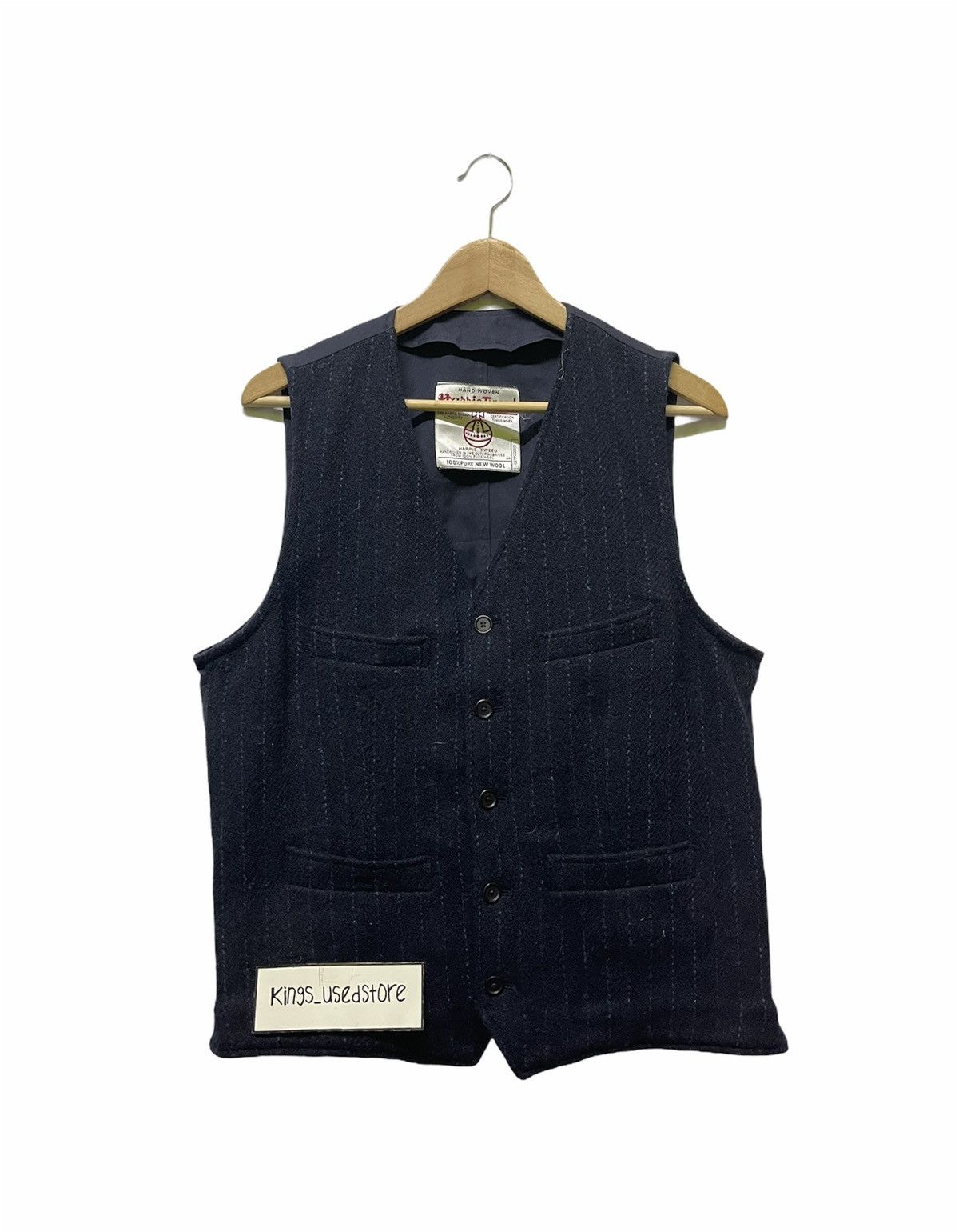 Harris Tweed HARRIS TWEED FULLY WOOL VEST Size US M / EU 48-50 / 2 - 1 Thumbnail