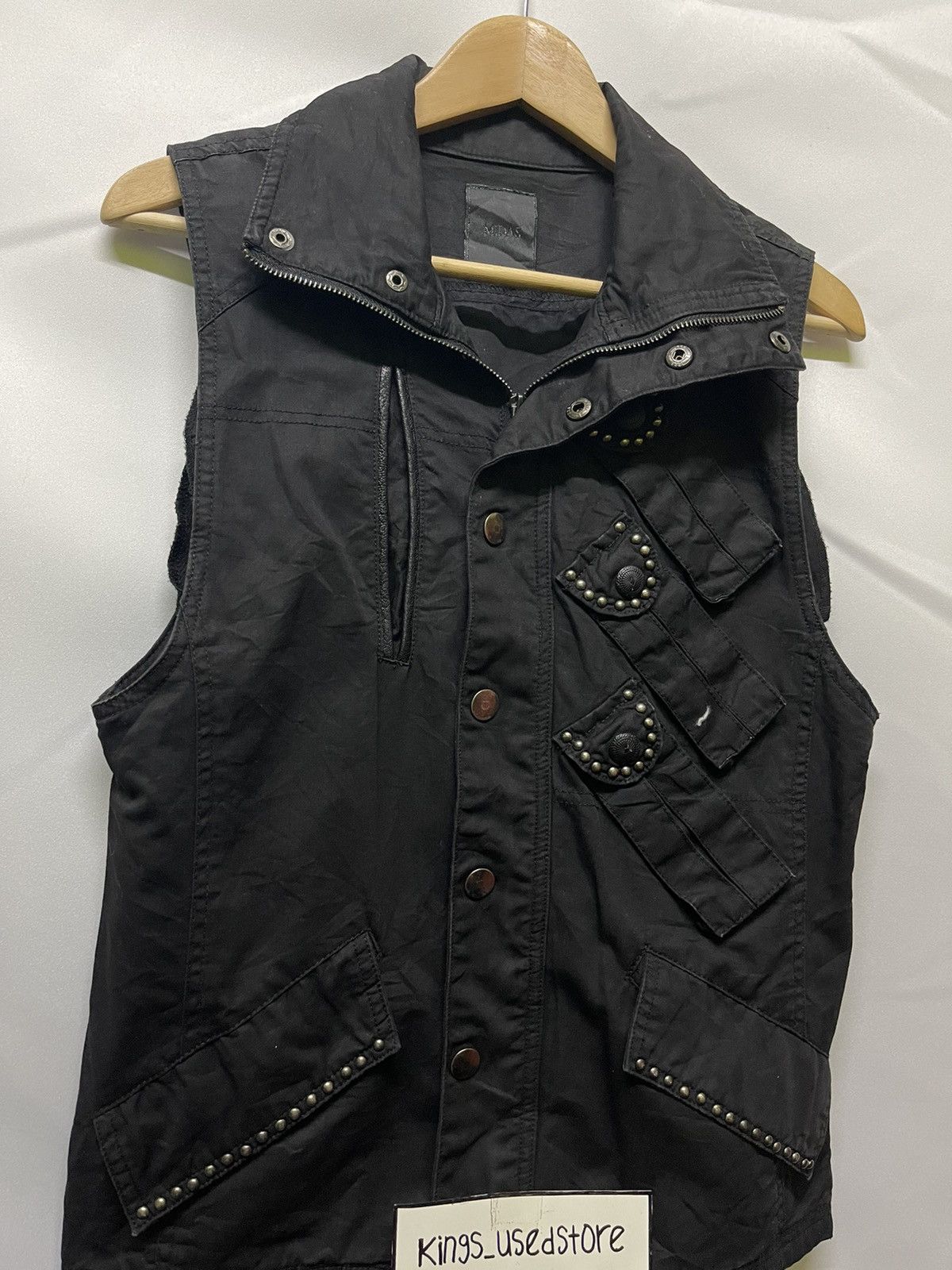 Japanese Brand RARE VINTAGE VEST MIDAS Size US XS / EU 42 / 0 - 3 Thumbnail