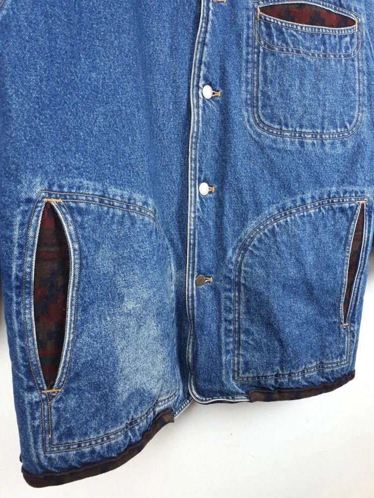 RENOWN Japanese Renown Button Up Lined Denim Jacket Size US S / EU 44-46 / 1 - 3 Thumbnail