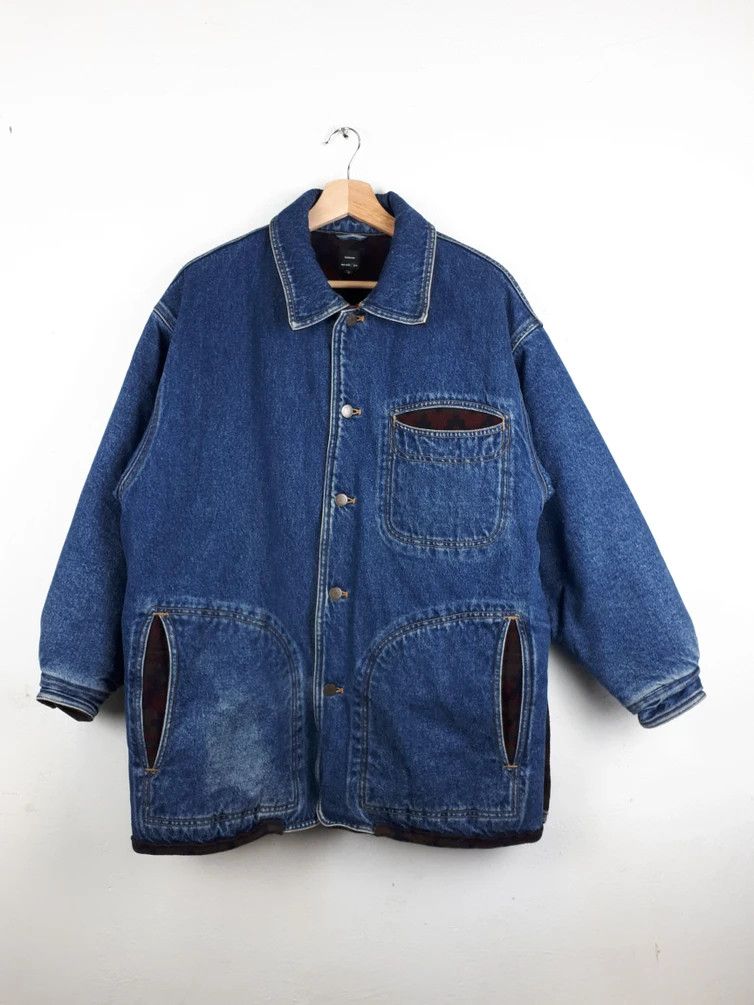 RENOWN Japanese Renown Button Up Lined Denim Jacket Size US S / EU 44-46 / 1 - 1 Thumbnail