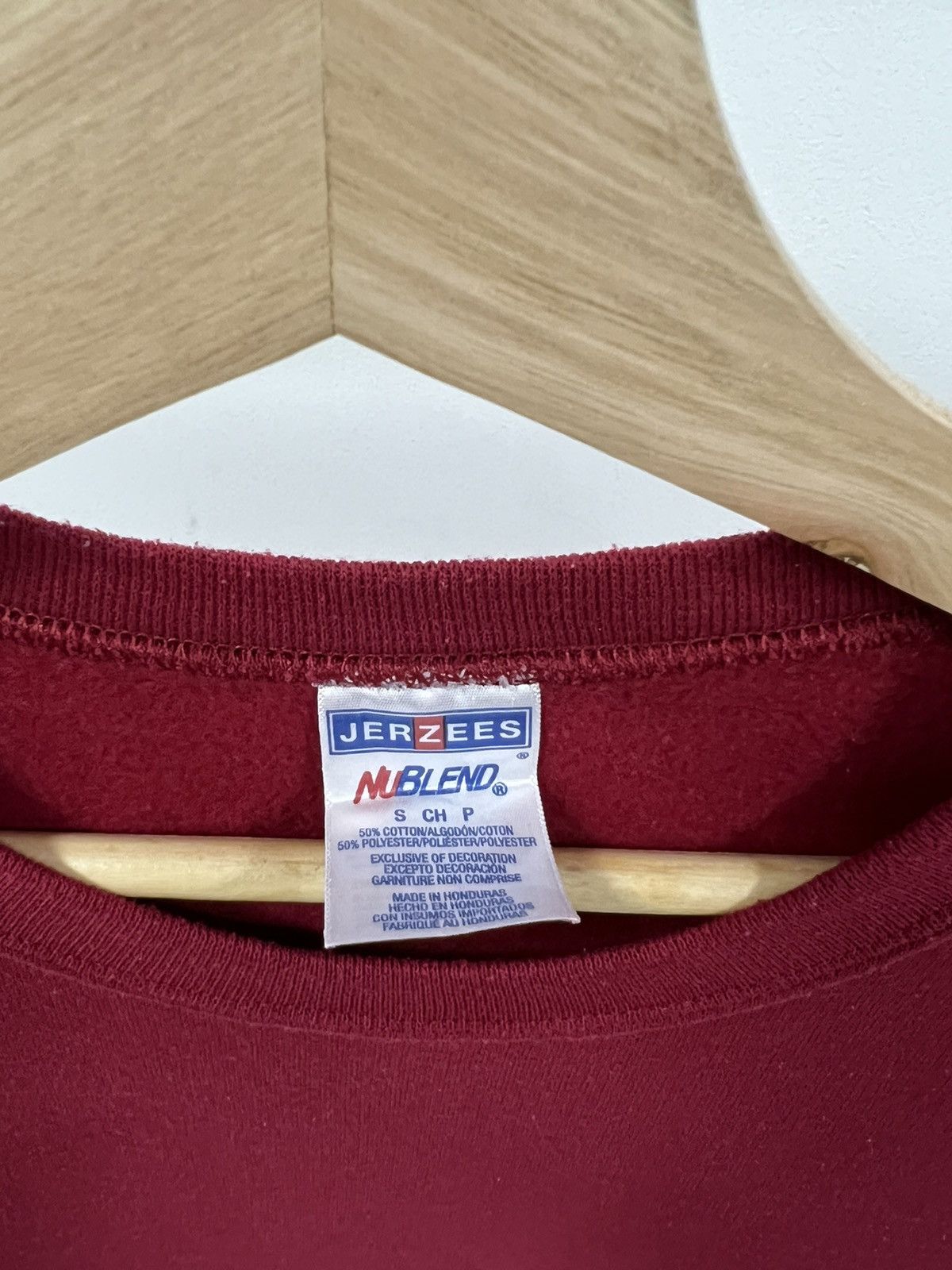 Jerzees × Vintage Vintage Jerzees Blank Crewneck Sweatshirt Size US S / EU 44-46 / 1 - 7 Thumbnail