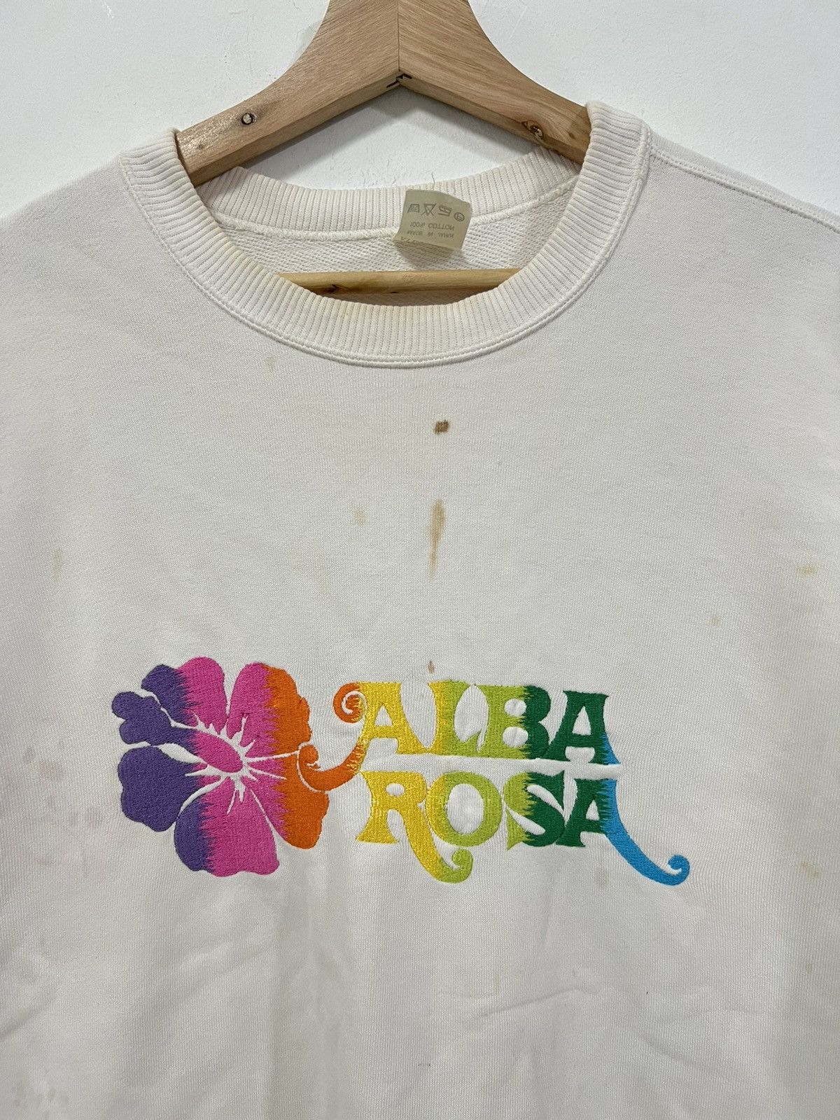 Japanese Brand × Vintage Vintage Alba Rosa Embroidered Rainbow Design Distressed Size US M / EU 48-50 / 2 - 2 Thumbnail