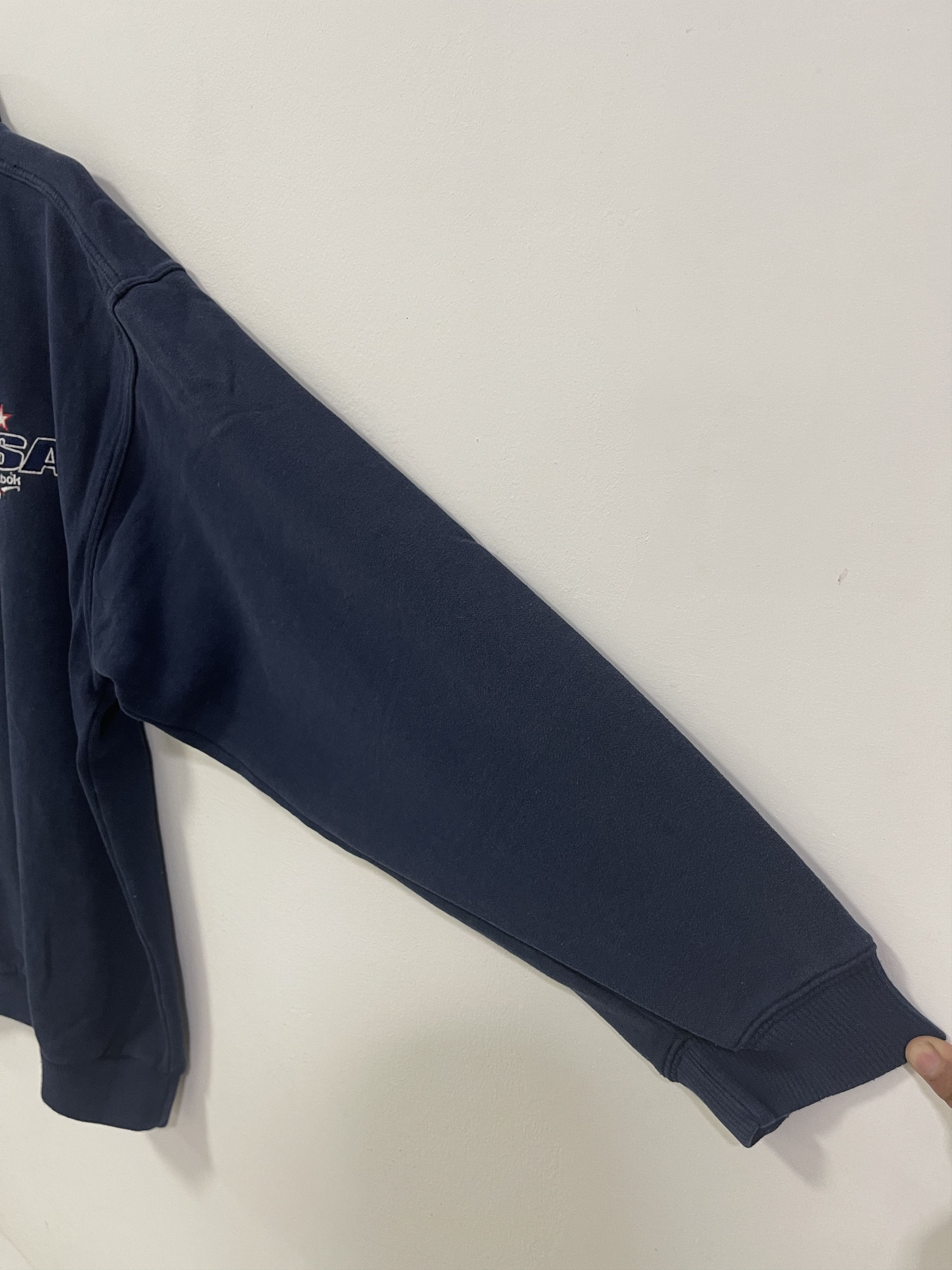 Reebok × Vintage Vintage Reebok Usa Flag Half Zip Sweatshirt Size US M / EU 48-50 / 2 - 5 Thumbnail
