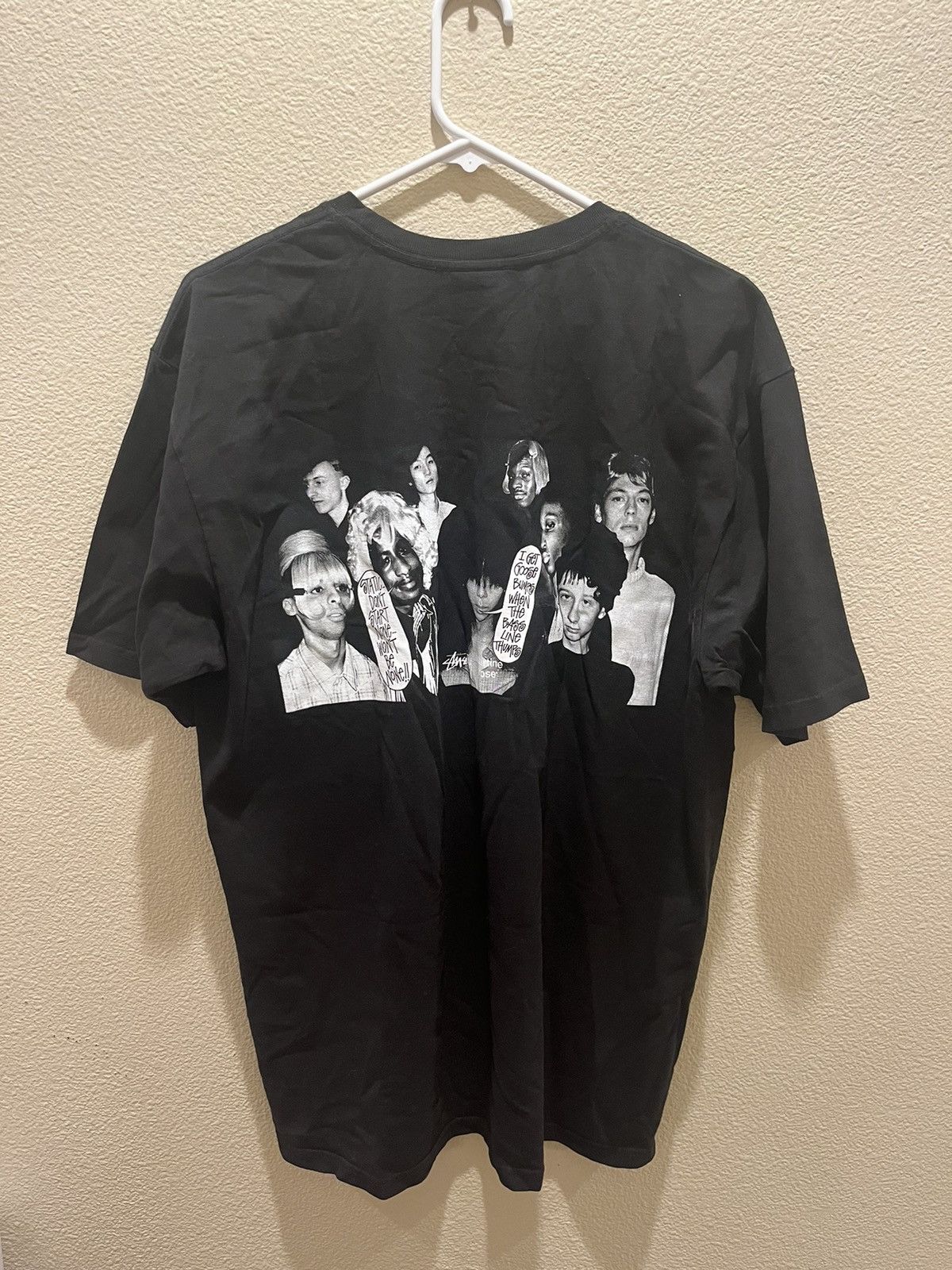 トップス StussyxMartine Rose Collage Pigment Dyed Stussy x Martine Rose Collage Pigment Dyed Tee (L) | eBay