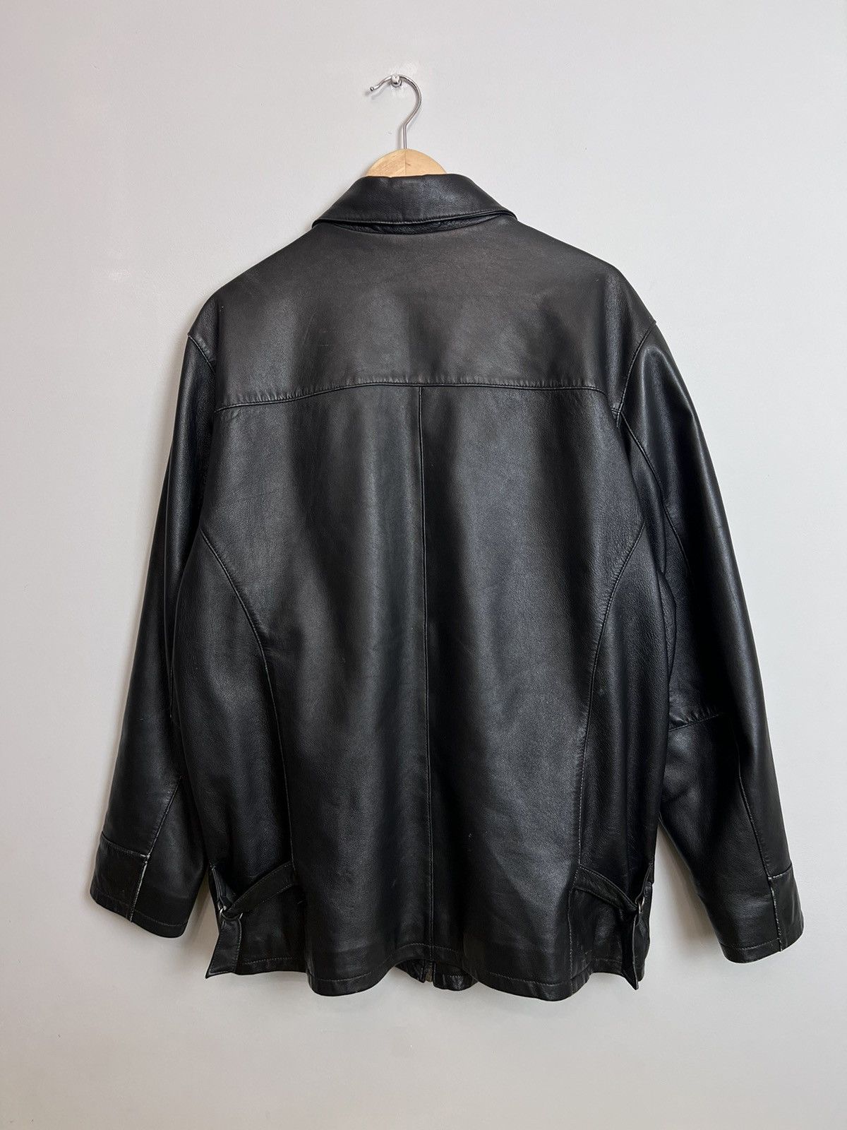 Leather Vintage Genuine Real Leather Jacket High Quality Rock Punk Size US M / EU 48-50 / 2 - 2 Thumbnail